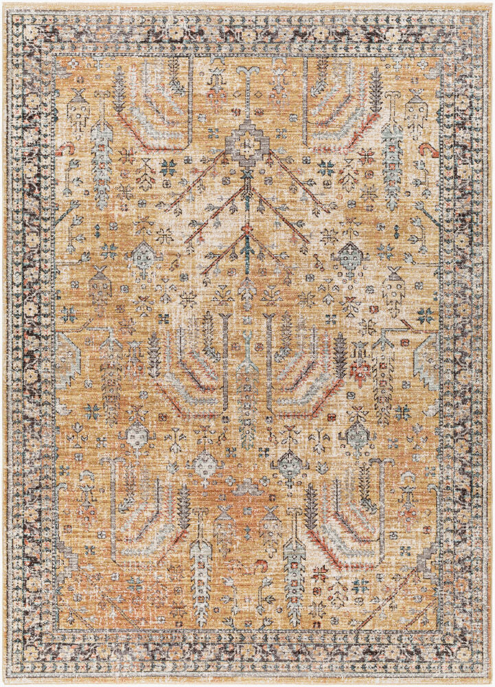 Carlisle Machine Woven Rug — Dark Blue/Dark Brown
