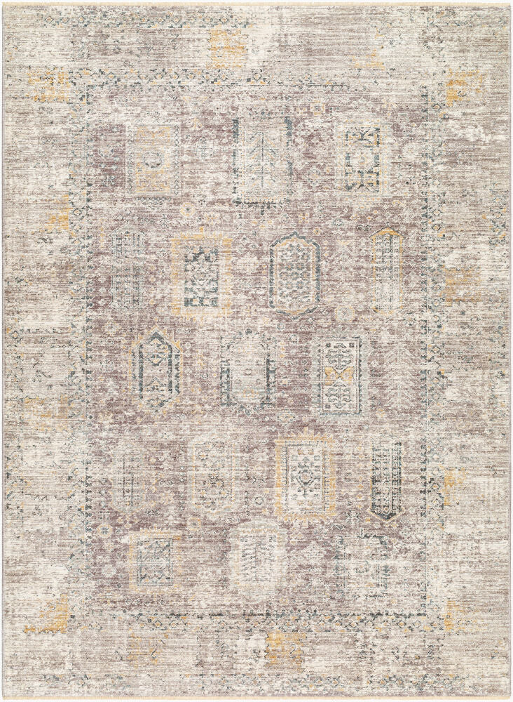 Carlisle Machine Woven Rug — Dark Blue/Dark Brown