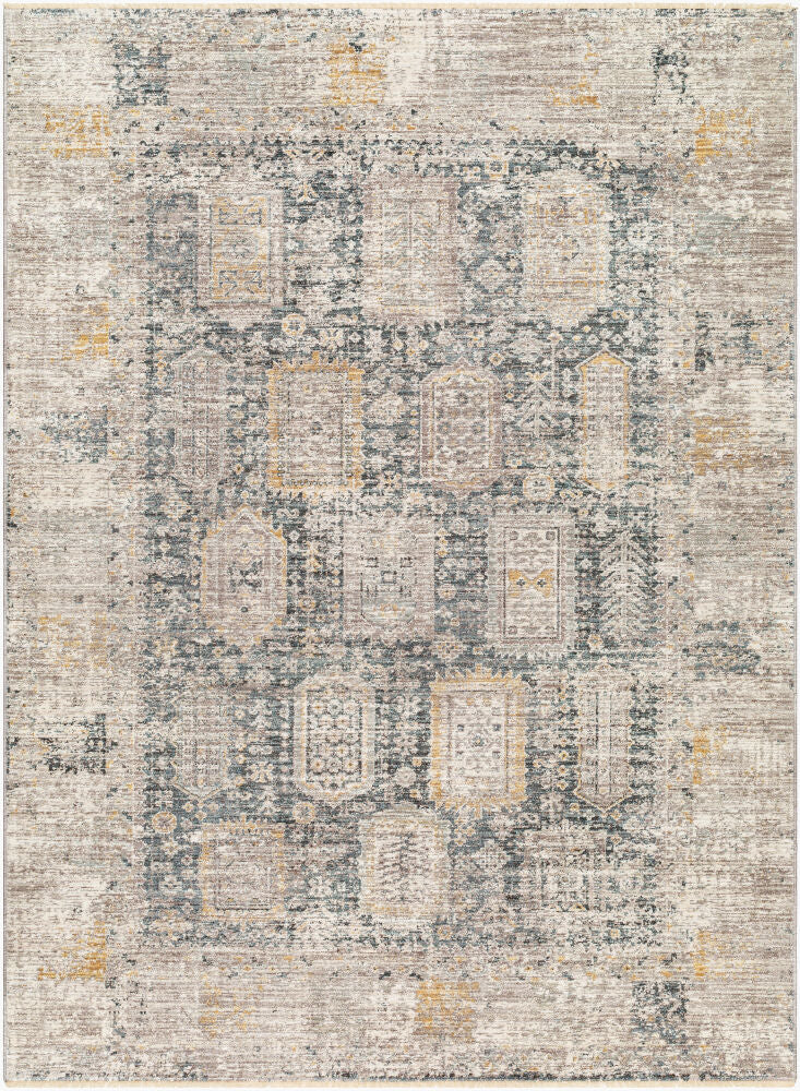 Carlisle Machine Woven Rug — Dark Blue/Dark Brown