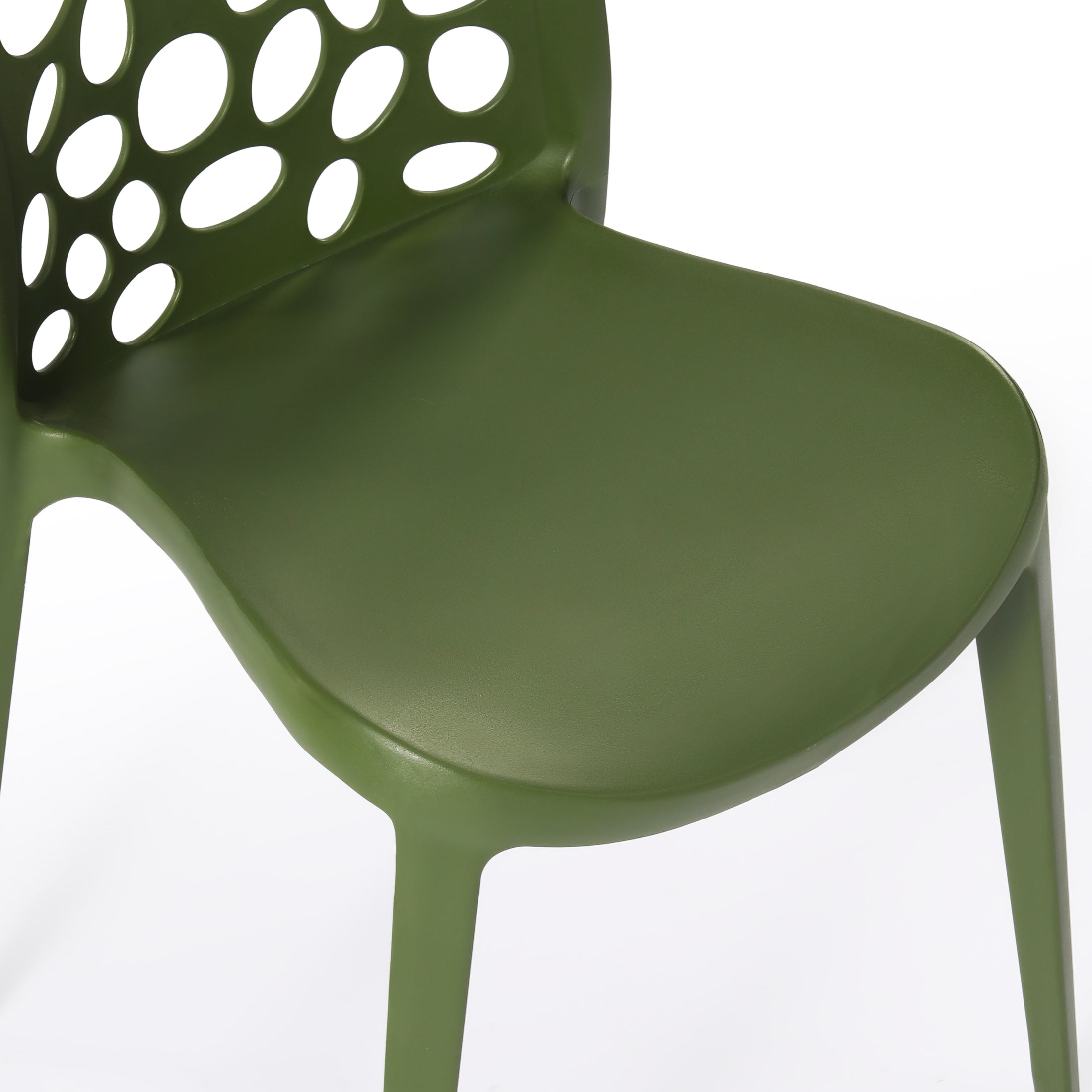 Polyform Stacking Dining Side Chair (Set of 2) Seahawk Designs Patio Dining Chairs
