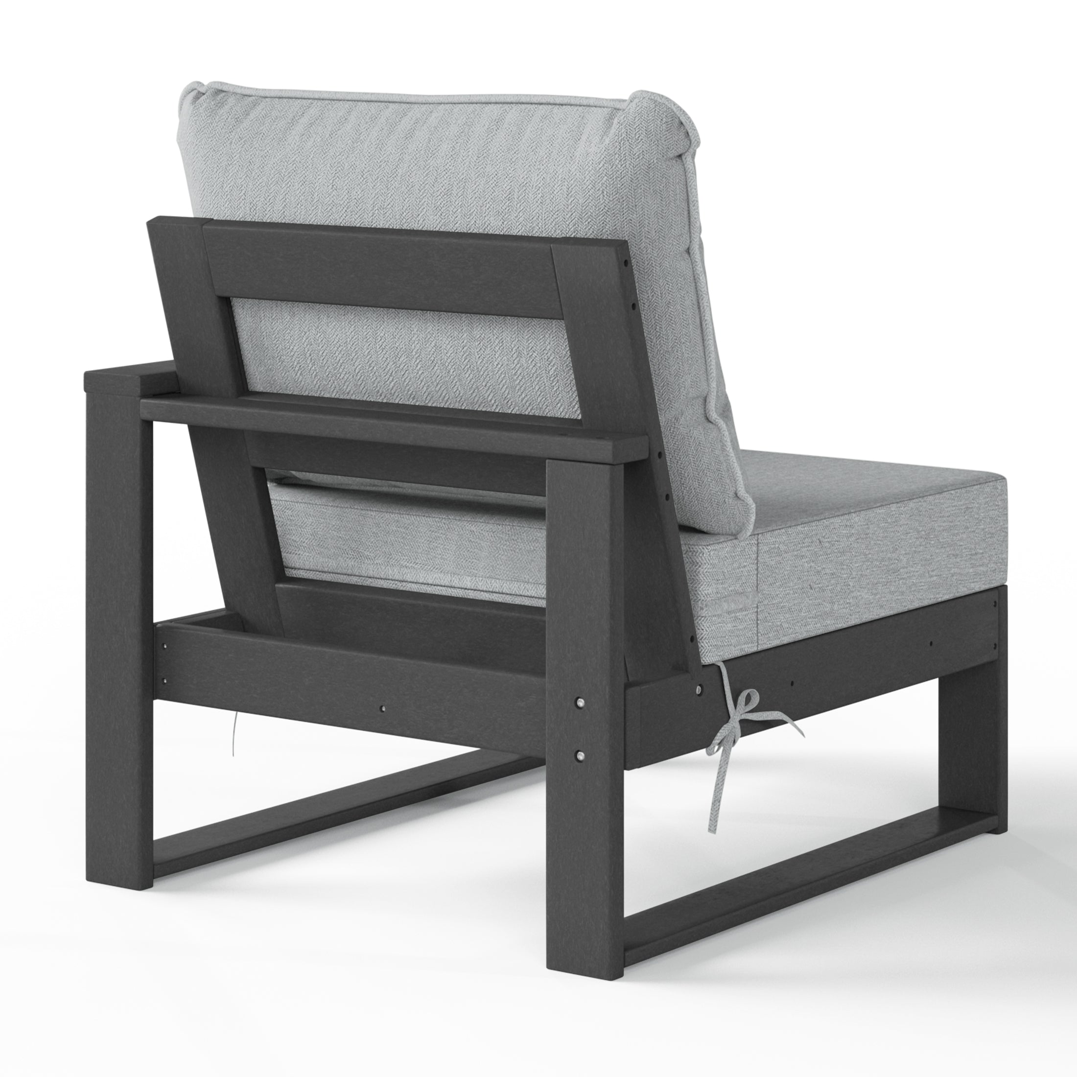 Signature All-Weather Outdoor Modular Patio Deep Seating Right Arm Chair (Right Arm Sectional Seat) Seahawk Designs Patio Chairs