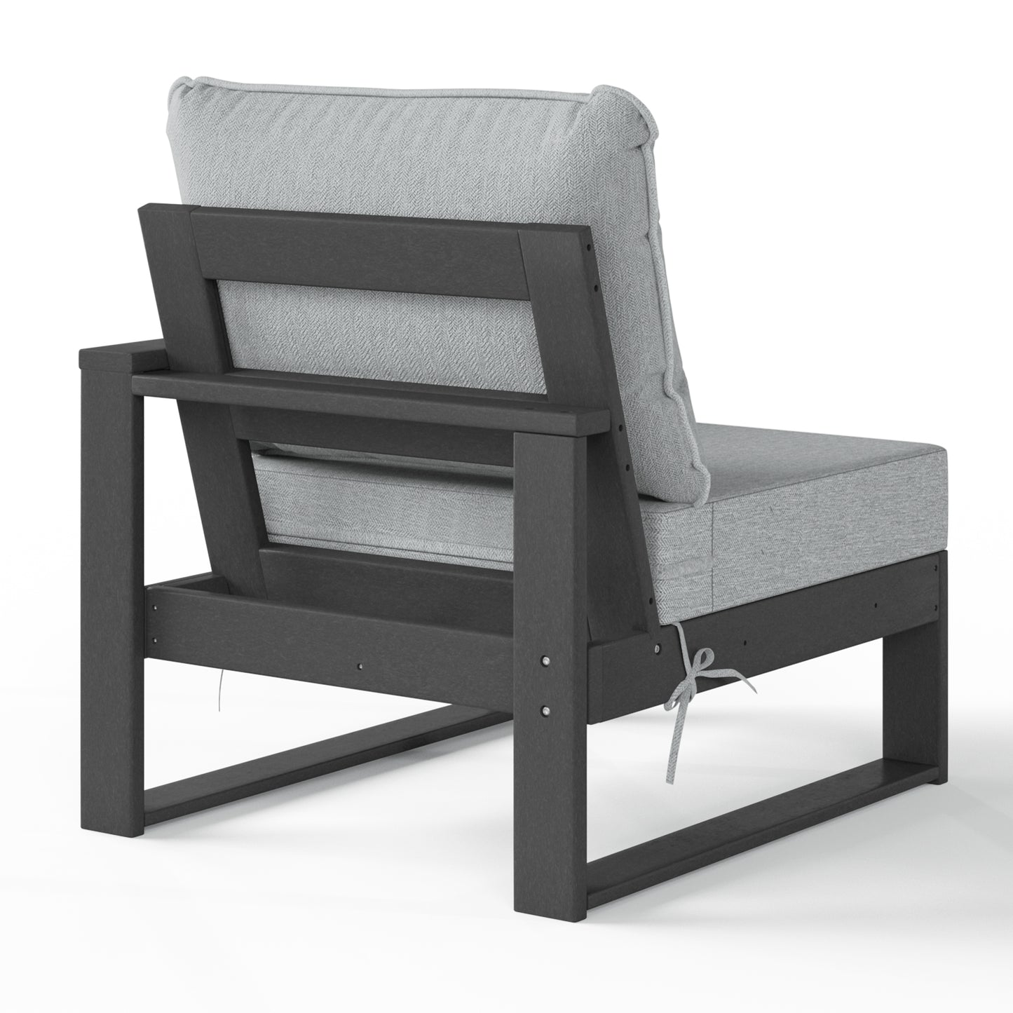 Signature All-Weather Outdoor Modular Patio Deep Seating Right Arm Chair (Right Arm Sectional Seat) Seahawk Designs Patio Chairs