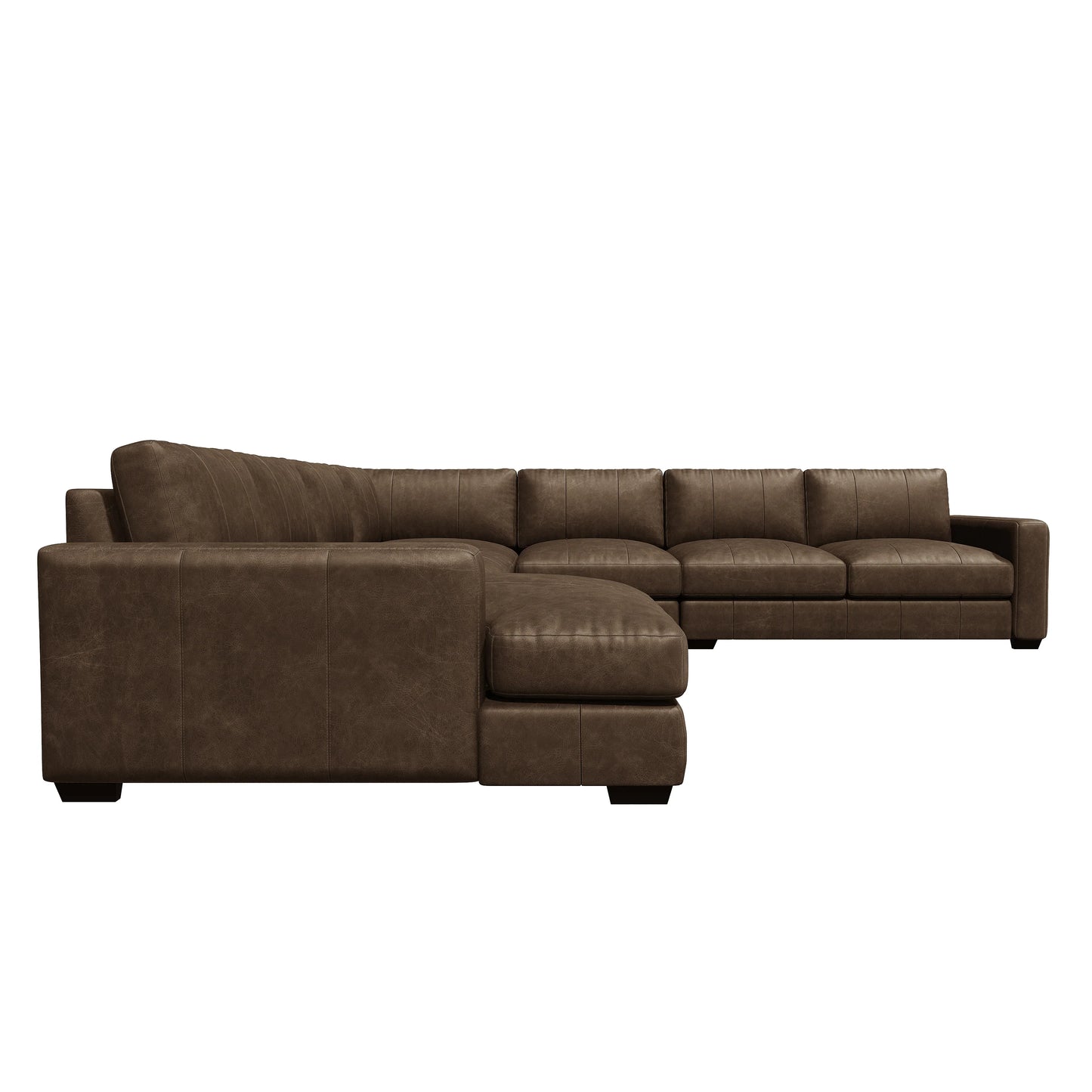 Dawkins Leather Sectional Bernhardt Living