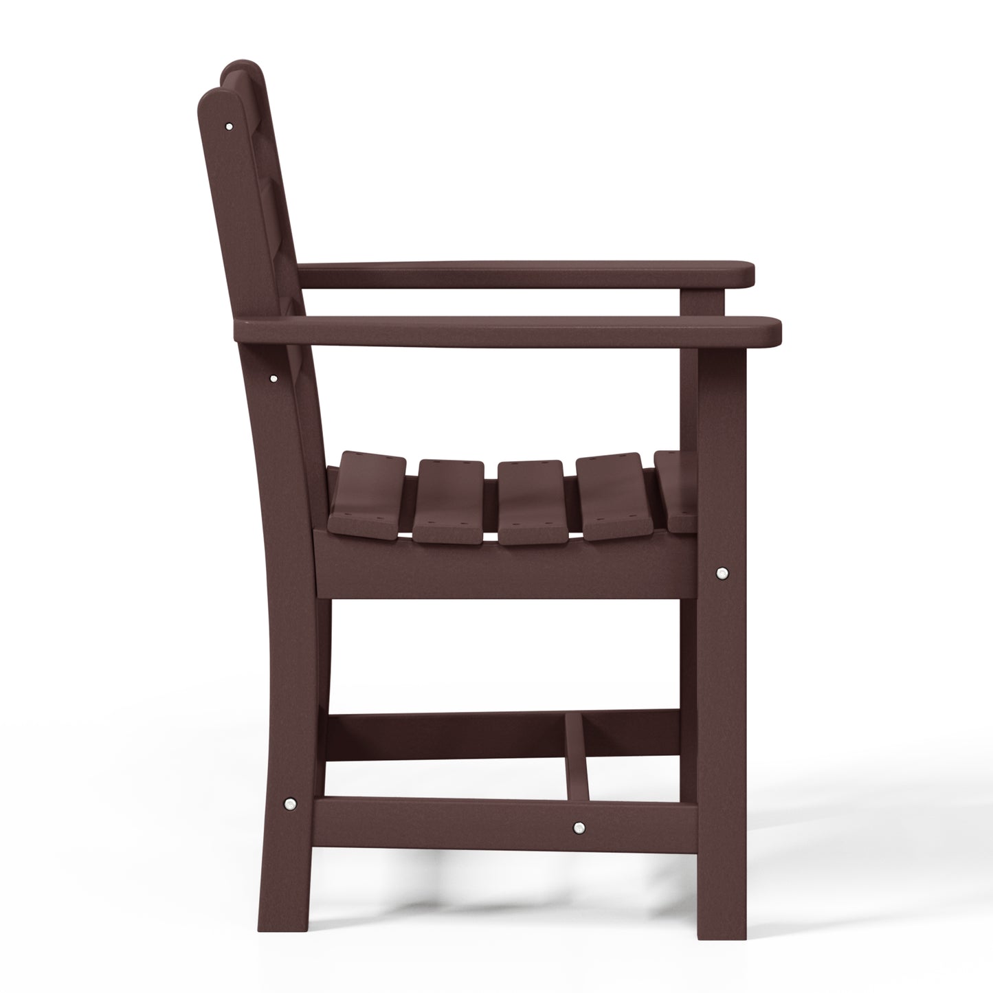Concord Dining Arm Chair Dark Brown Seahawk Designs Patio Dining Chairs