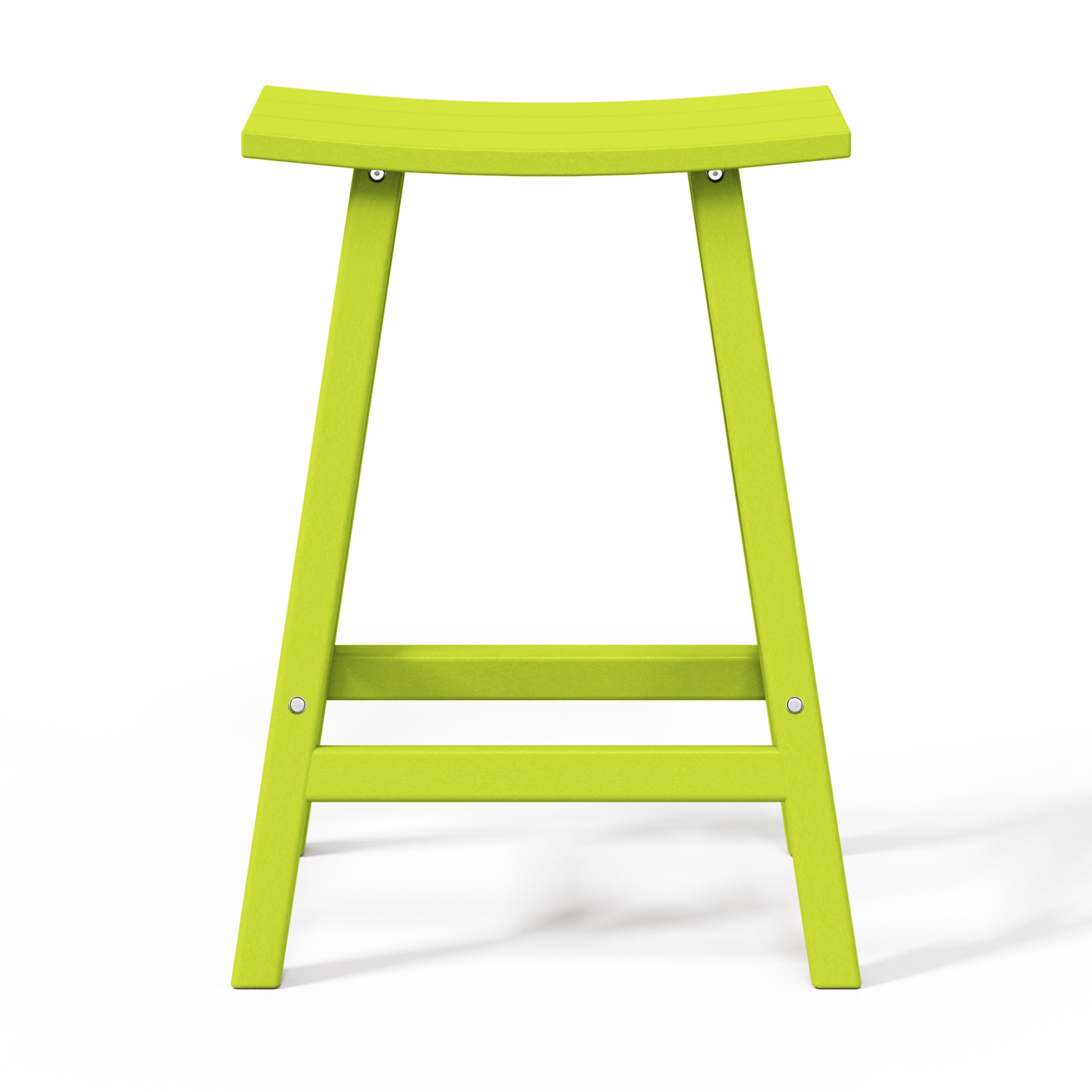 Stockholm All-Weather Outdoor Saddle Counter Stool (24" Height) Seahawk Designs Patio Bar & Counter Stools