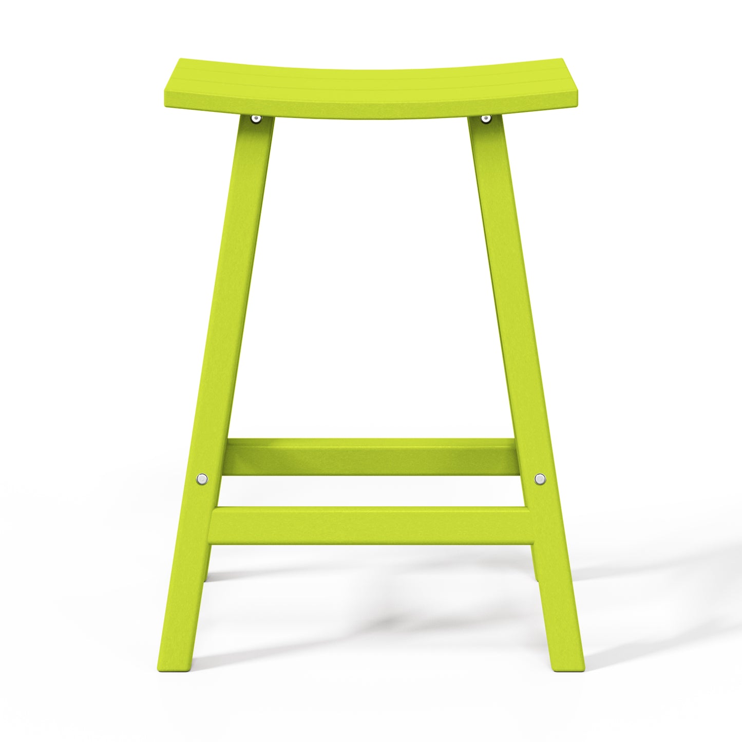 Stockholm All-Weather Outdoor Saddle Counter Stool (24" Height) Seahawk Designs Patio Bar & Counter Stools