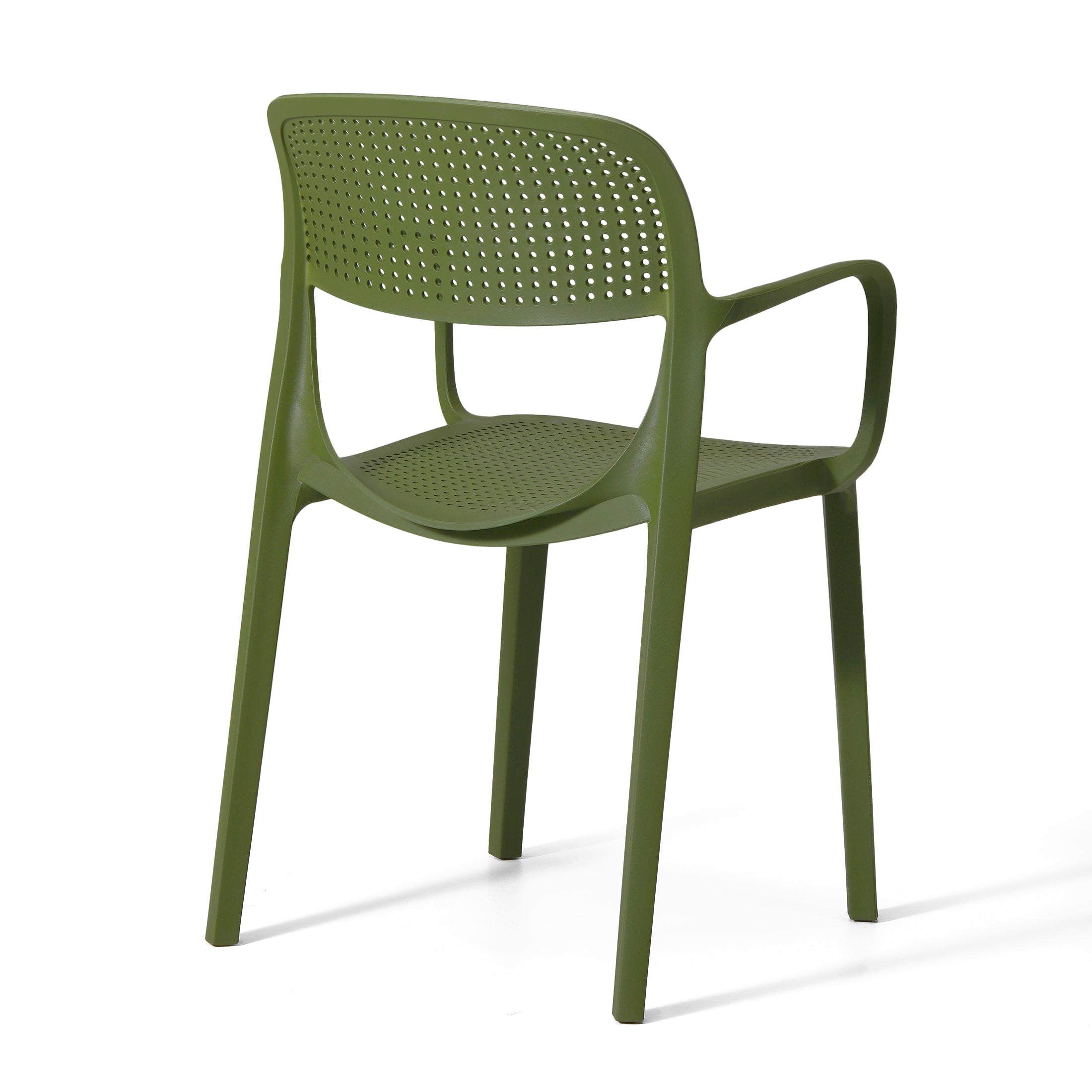 Polyform Stacking Dining Arm Chair (Set of 2) Seahawk Designs Patio Dining Chairs