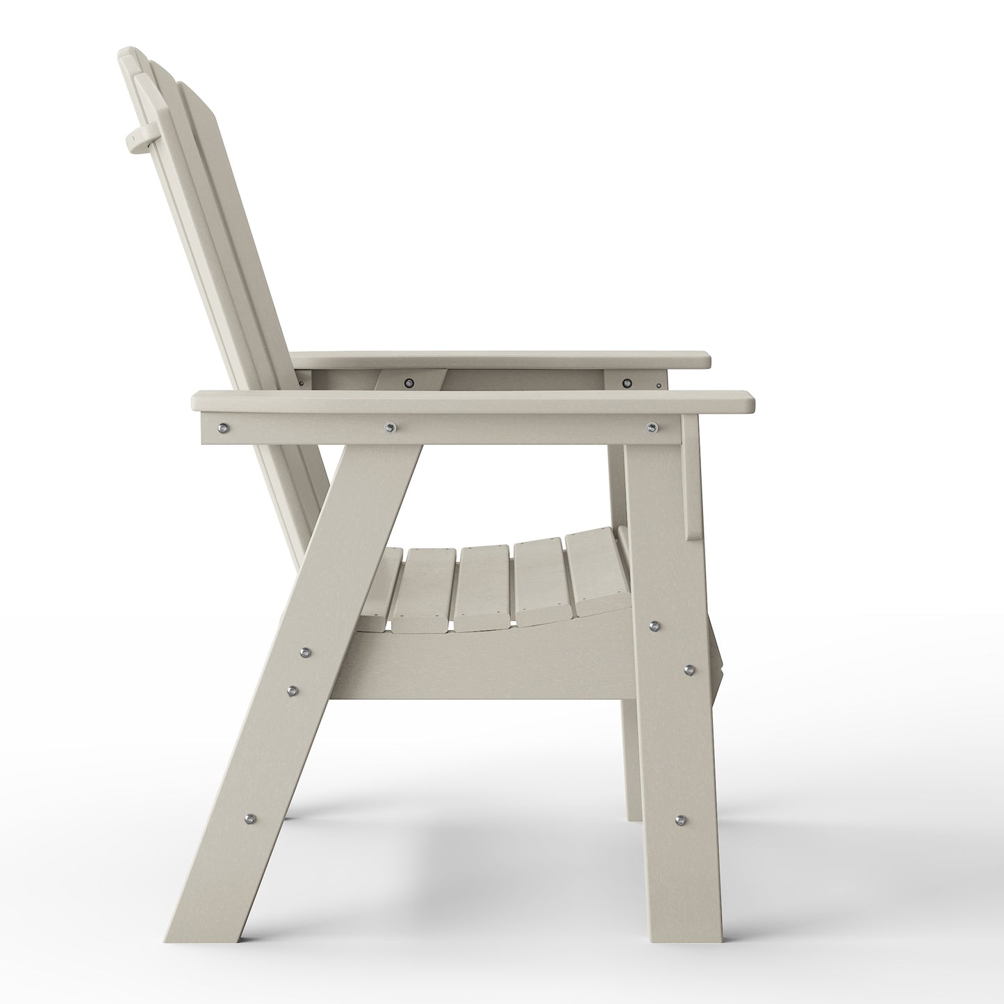 Westport All-Weather Outdoor Classic Adirondack Dining Chair Sand Seahawk Designs Patio Dining Chairs