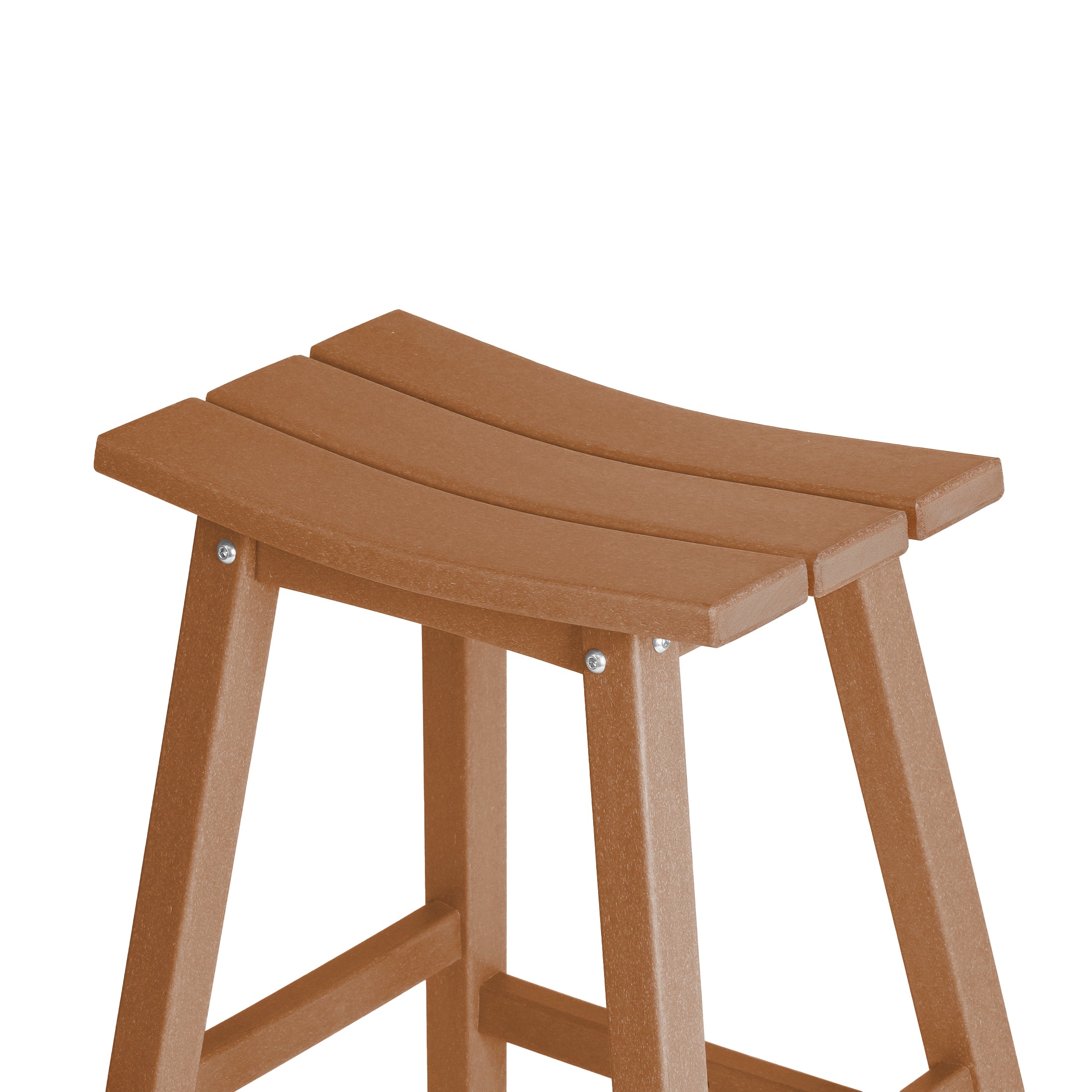 Stockholm All-Weather Outdoor Saddle Bar Stool (29" Height) Seahawk Designs Patio Bar & Counter Stools