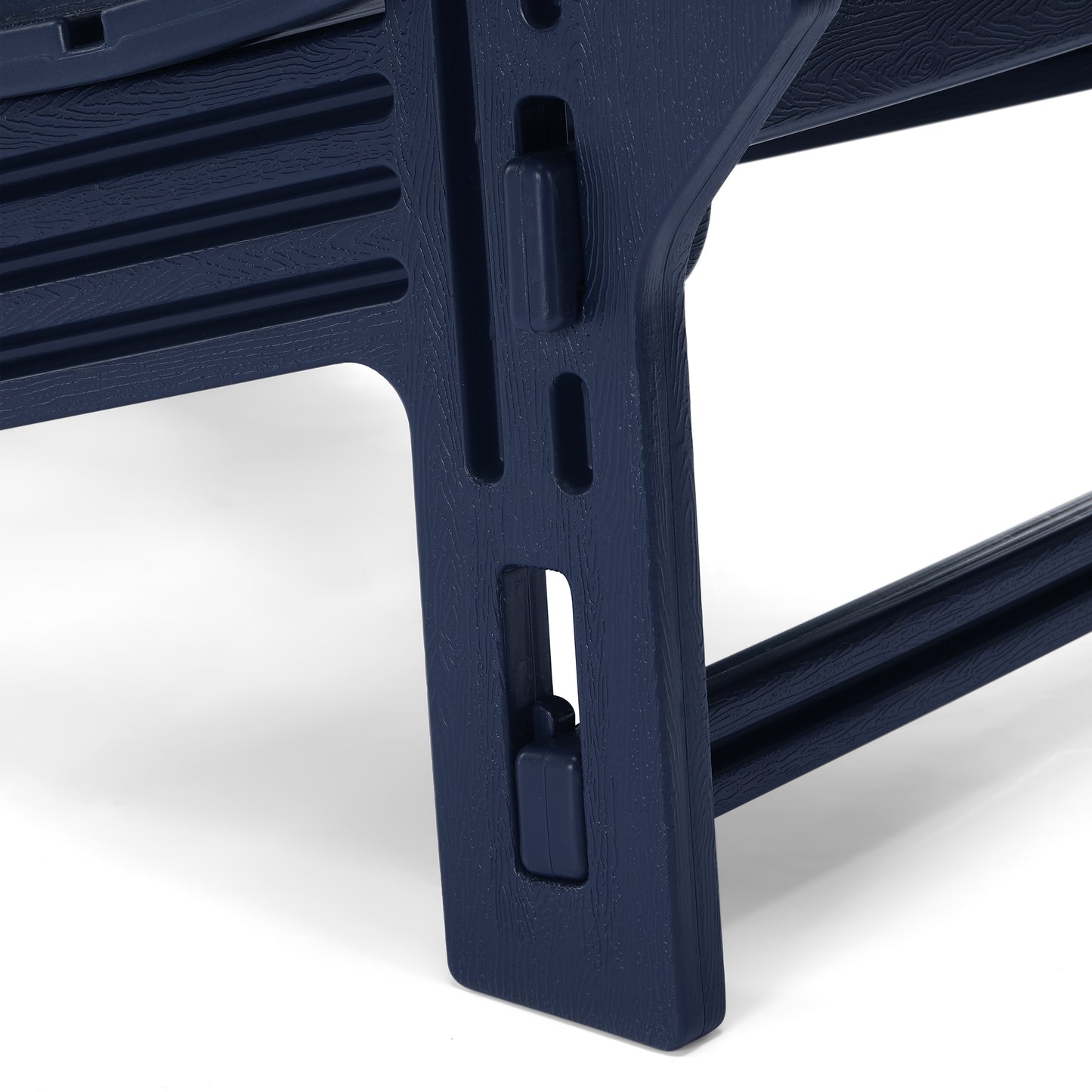Set of Snap'n Lock Adirondack Chairs with Connecting Wedge Table (No Tools or Hardware) Seahawk Designs Adirondack Chairs