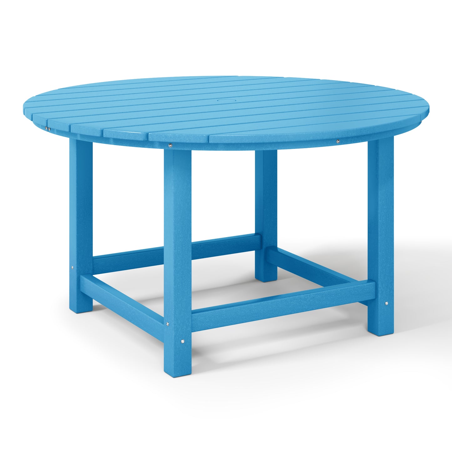 Tiny Terraces Kids' All-Weather Outdoor Round Dining Table (38" Wide) Pacific Blue Seahawk Designs Kids Patio Dining Tables