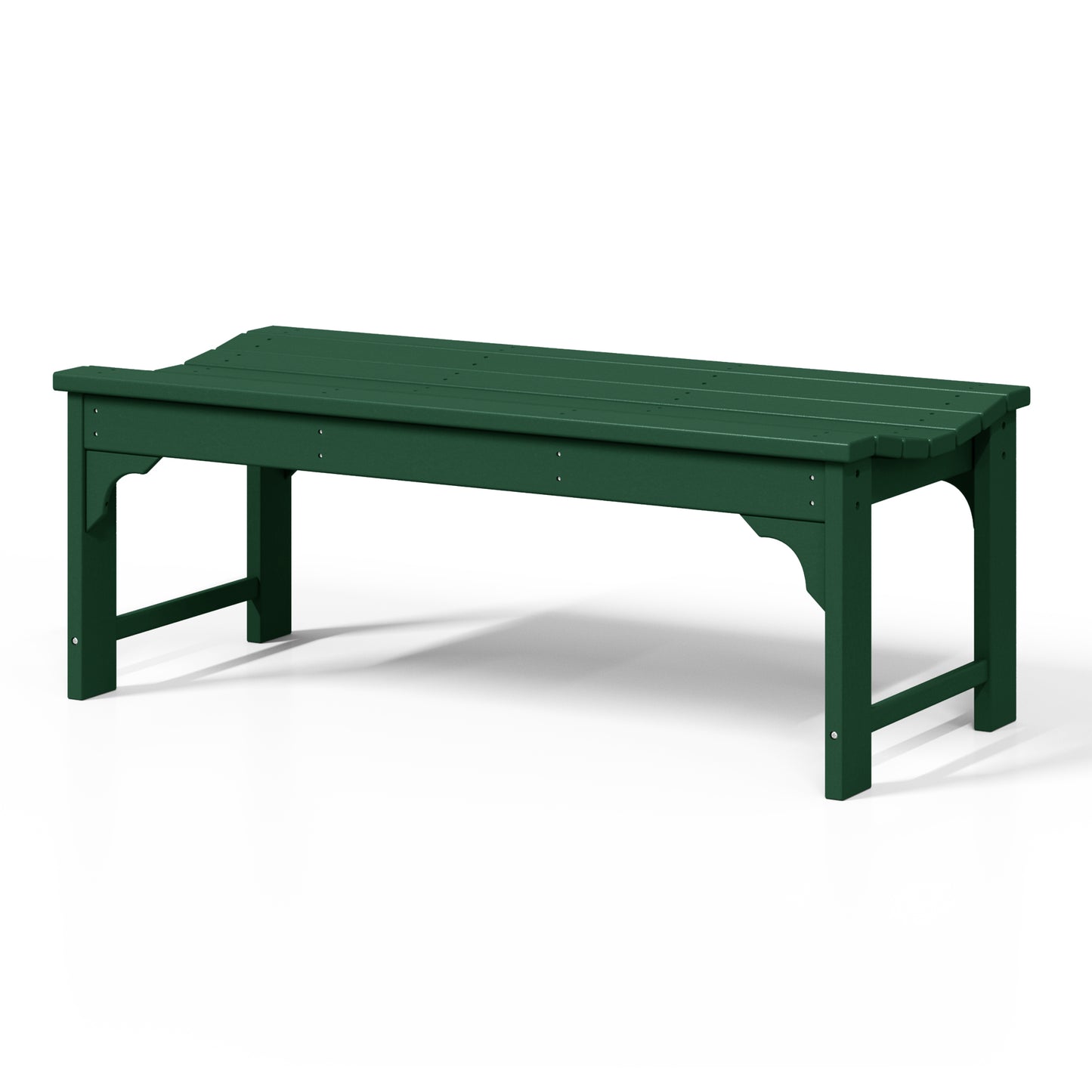 Concord All-Weather Outdoor Garden Backless Bench (46" Wide) Seahawk Designs Patio Benches