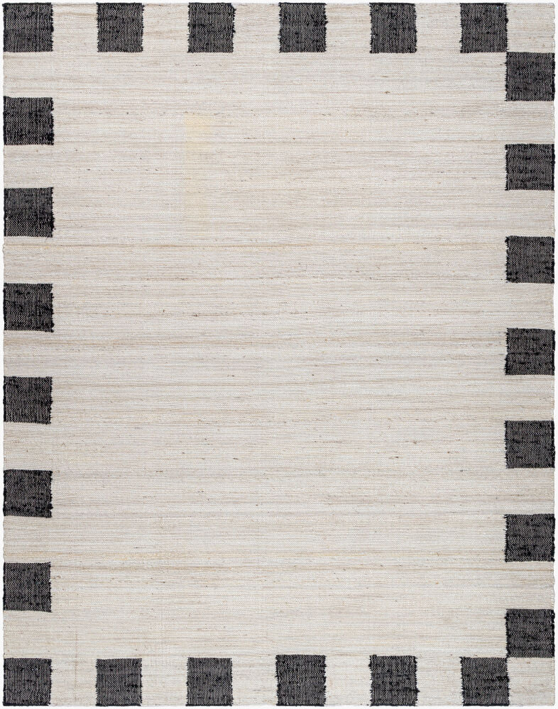 Diane Handmade Rug — Black/Cream