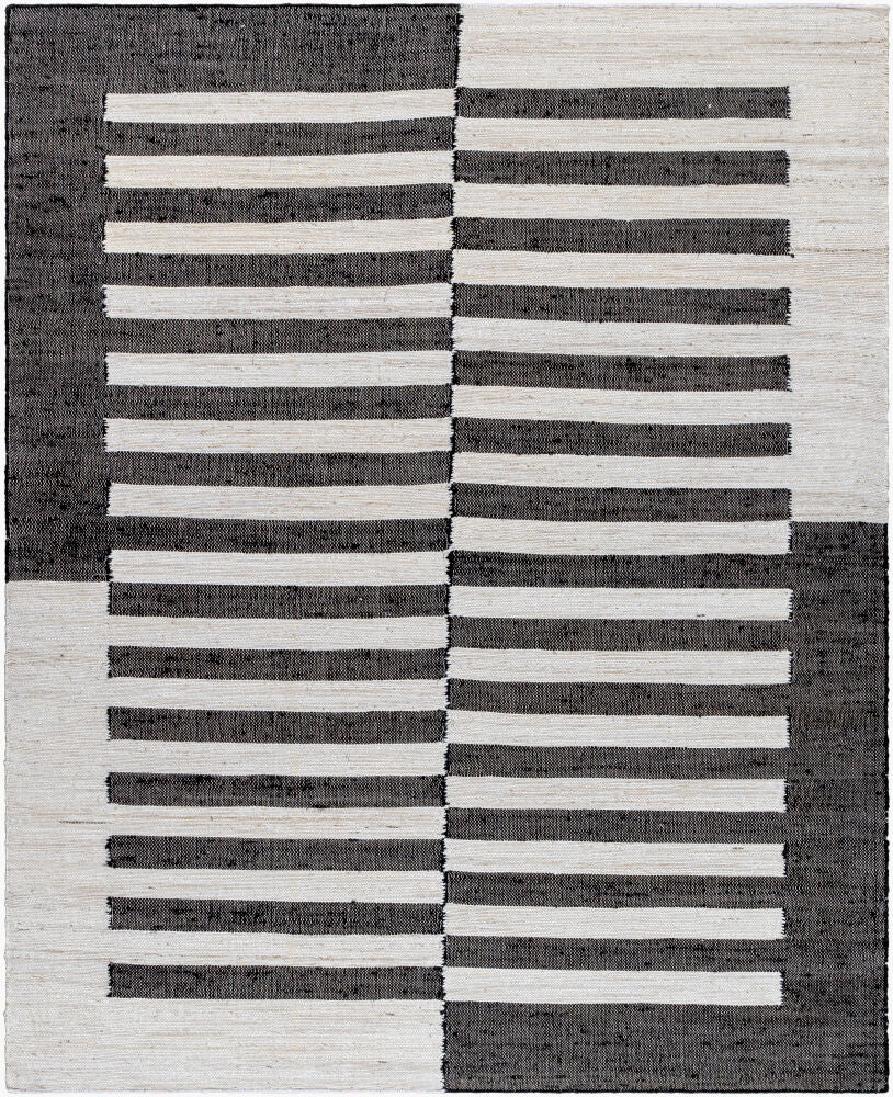 Diane Handmade Rug — Black/Cream