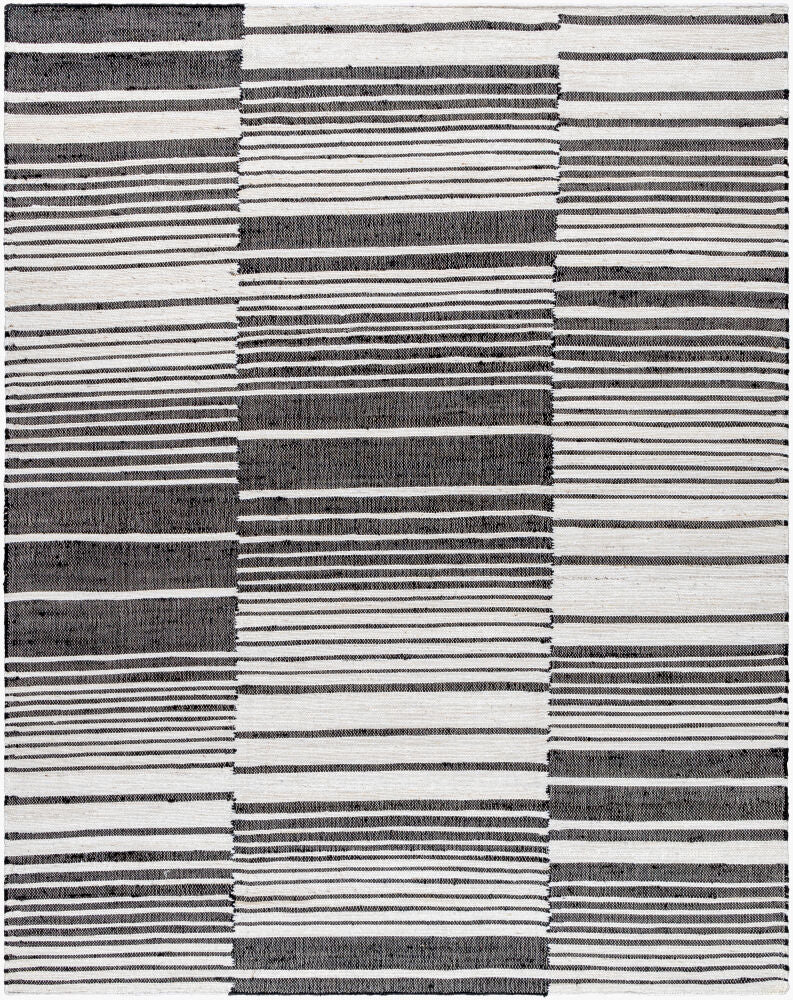 Diane Handmade Rug — Black/Cream