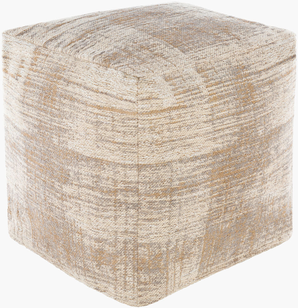 Dalen Pouf — Beige/Gray
