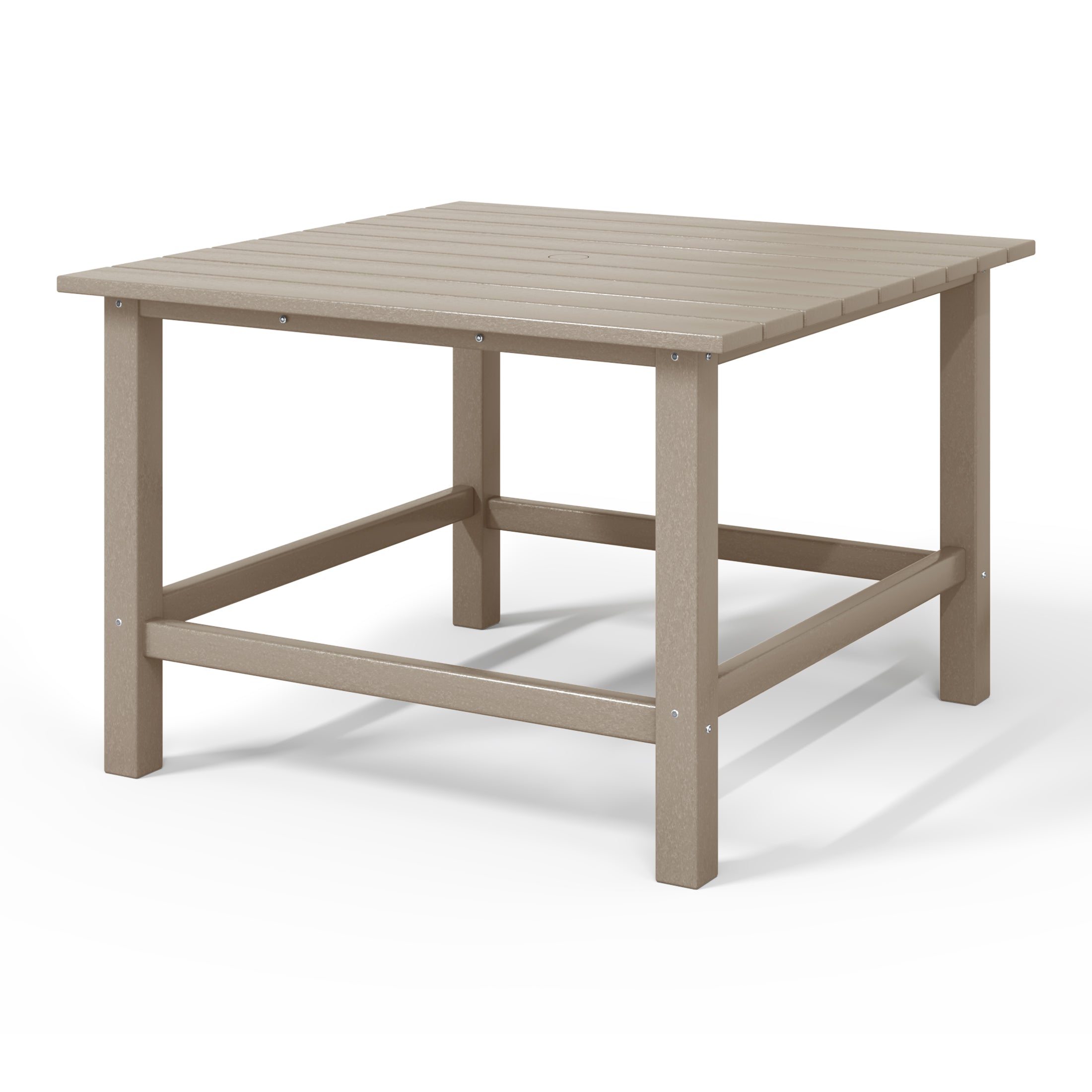 Tiny Terraces Kids' All-Weather Outdoor Square Dining Table (31" Top) Seahawk Designs Kids Patio Dining Tables