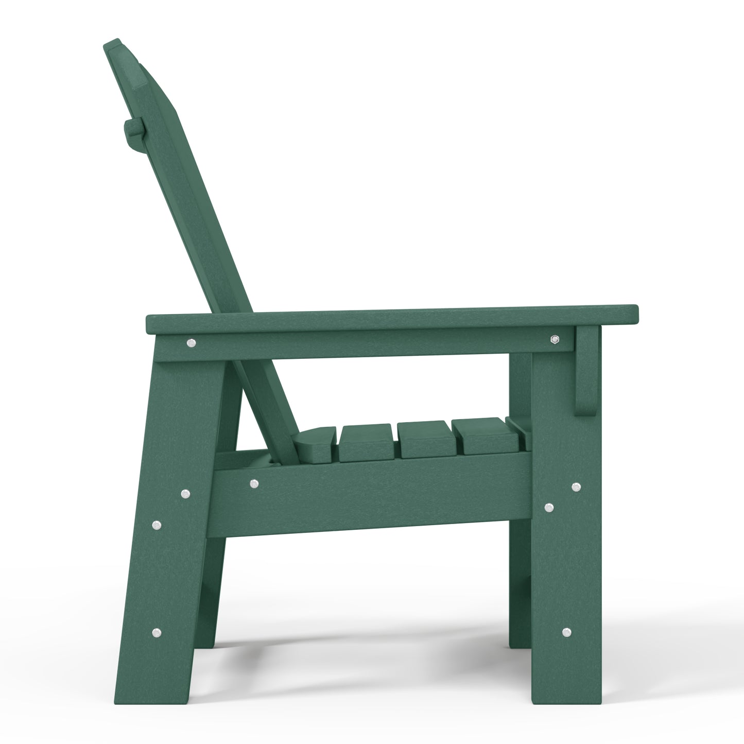 Tiny Terraces Kids' All-Weather Outdoor Poly Adirondack Chair Dark Green Seahawk Designs Kids Adirondack Chairs
