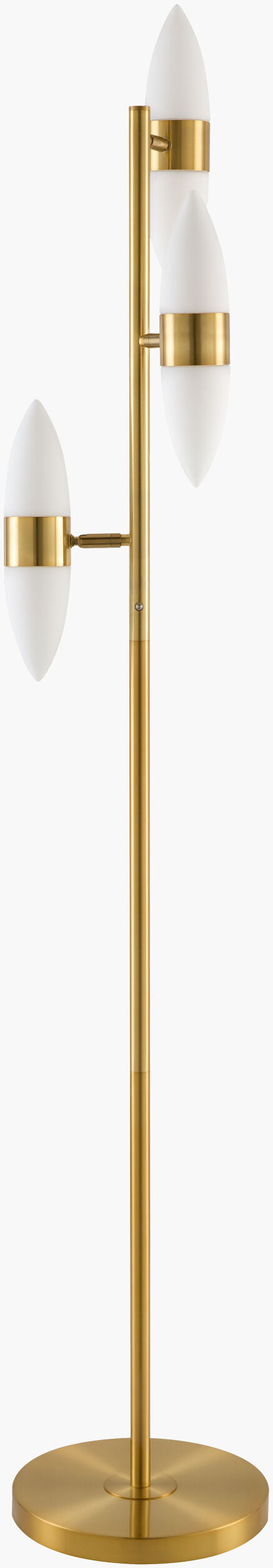 Decize Accent Floor Lamp — Metallic - Brass