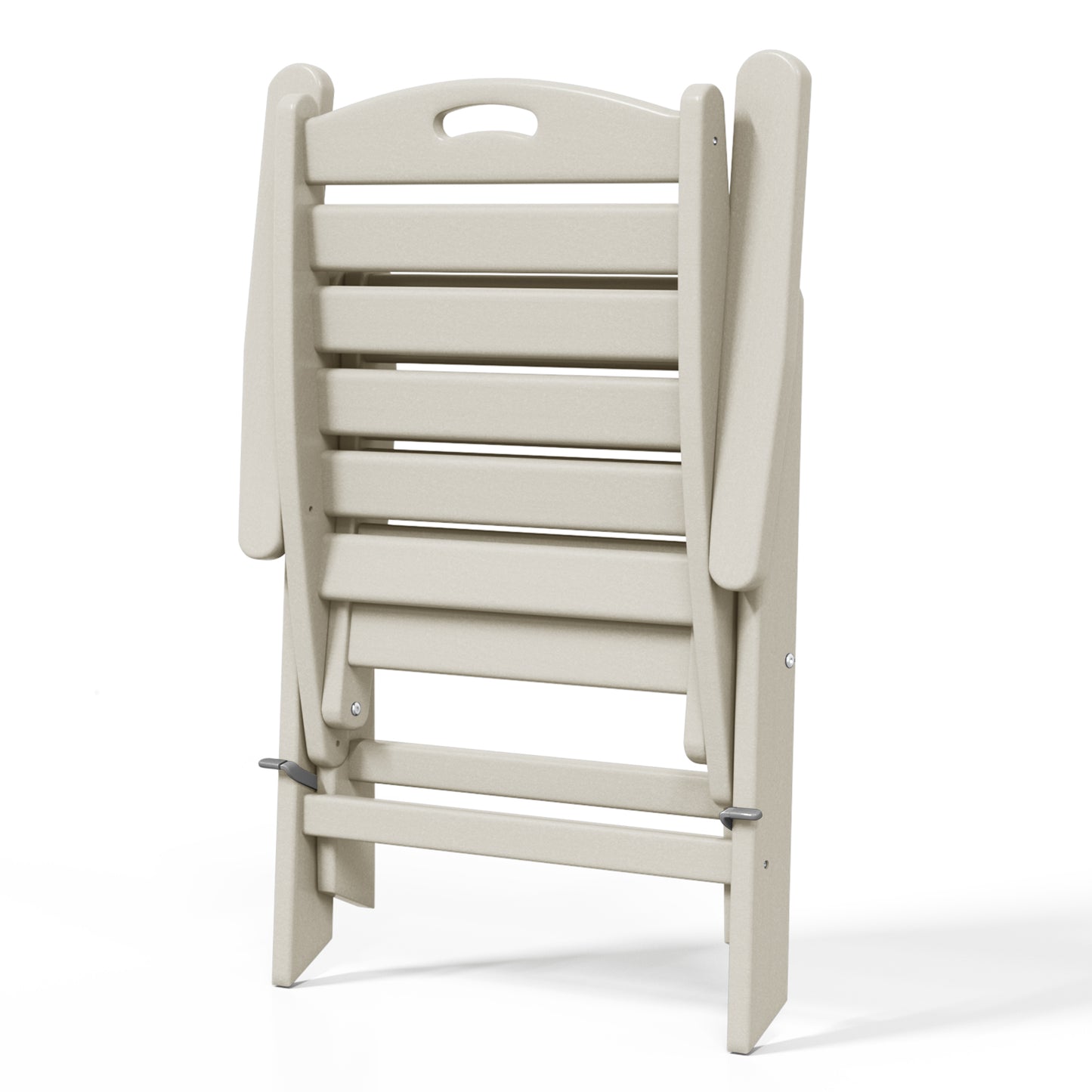 Aarhus All-Weather Outdoor Patio Folding Tall Back Dining Chair (38" High) Seahawk Designs Patio Dining Chairs