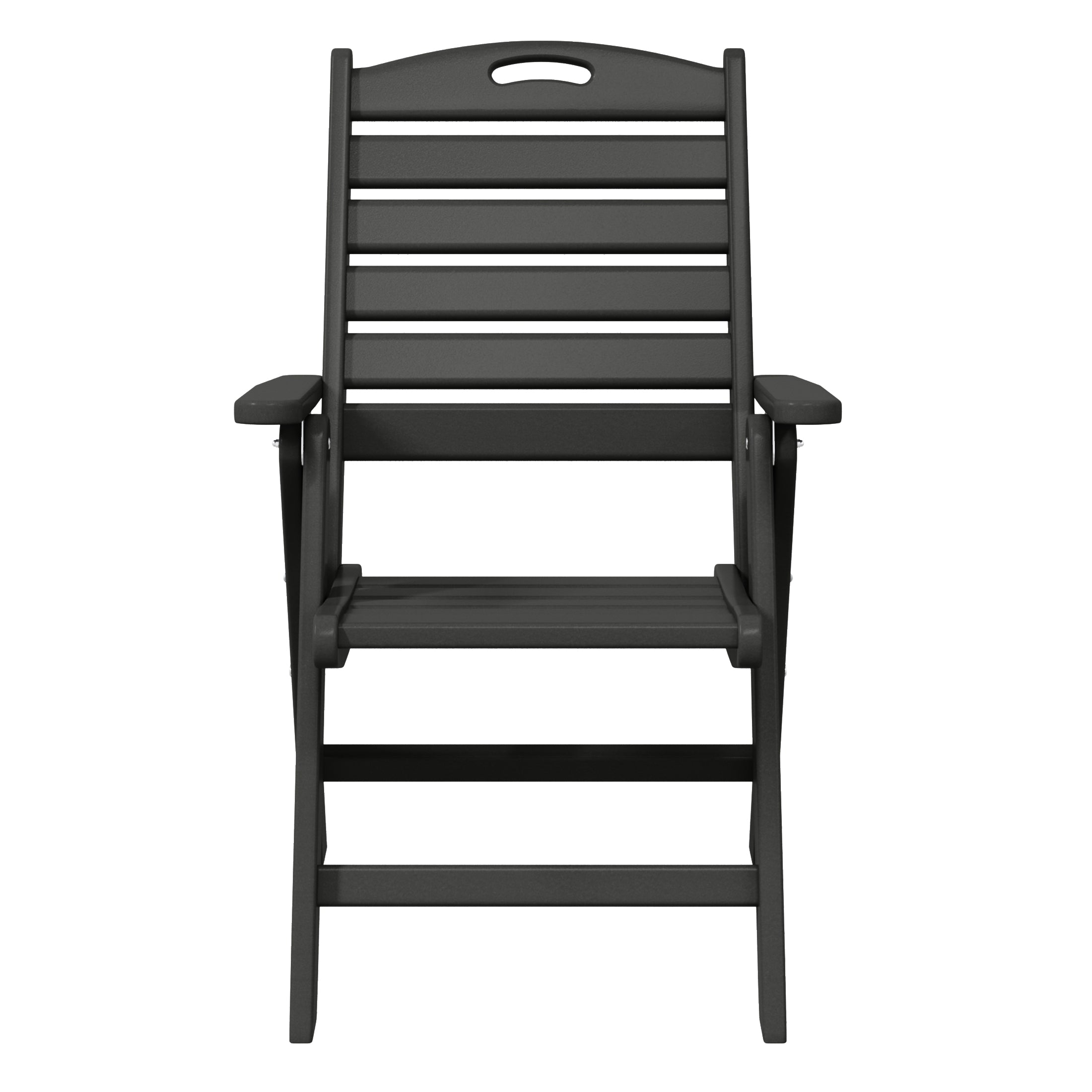 Aarhus Folding High back Dining Chair (Set of 2) Gray Seahawk Designs Patio Dining Chairs