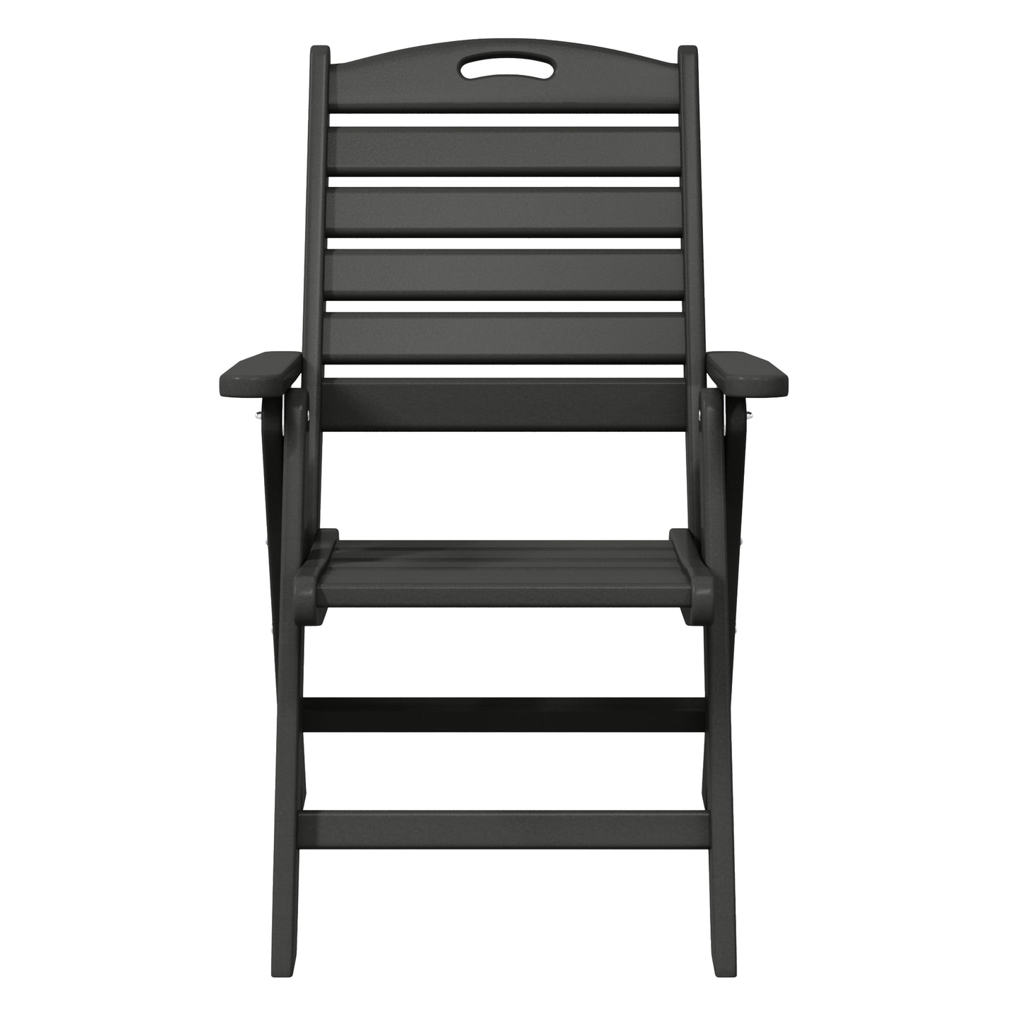 Aarhus Folding High back Dining Chair (Set of 2) Gray Seahawk Designs Patio Dining Chairs