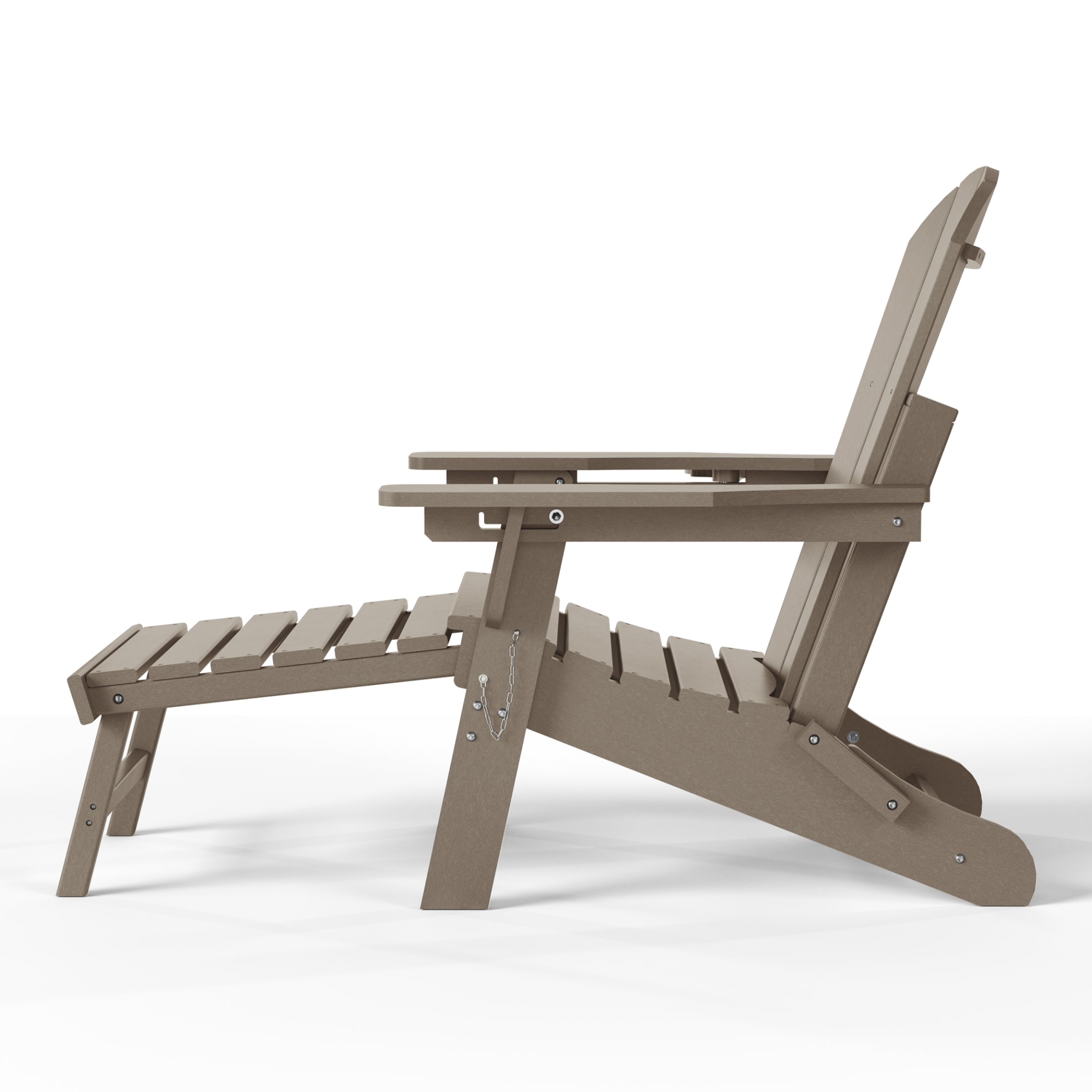 Chatham Folding Adjustable Adirondack Chair with Cup Holder and Hideaway Ottoman Seahawk Designs Adirondack Chairs