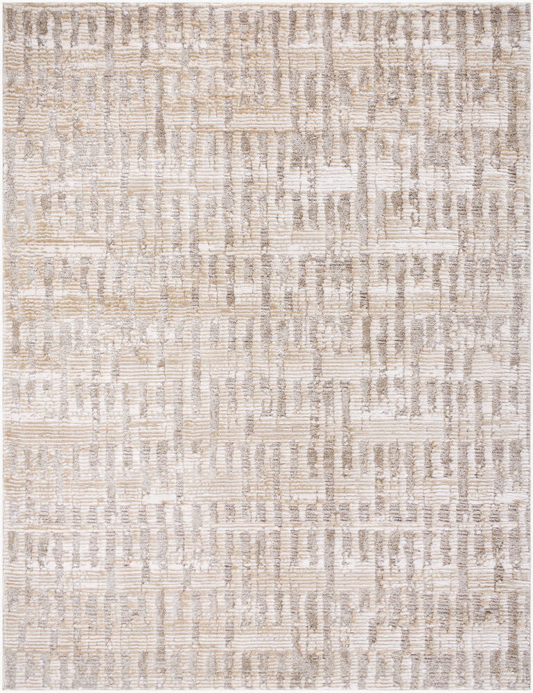 Delight Shag Machine Woven Rug — Cream/Ivory