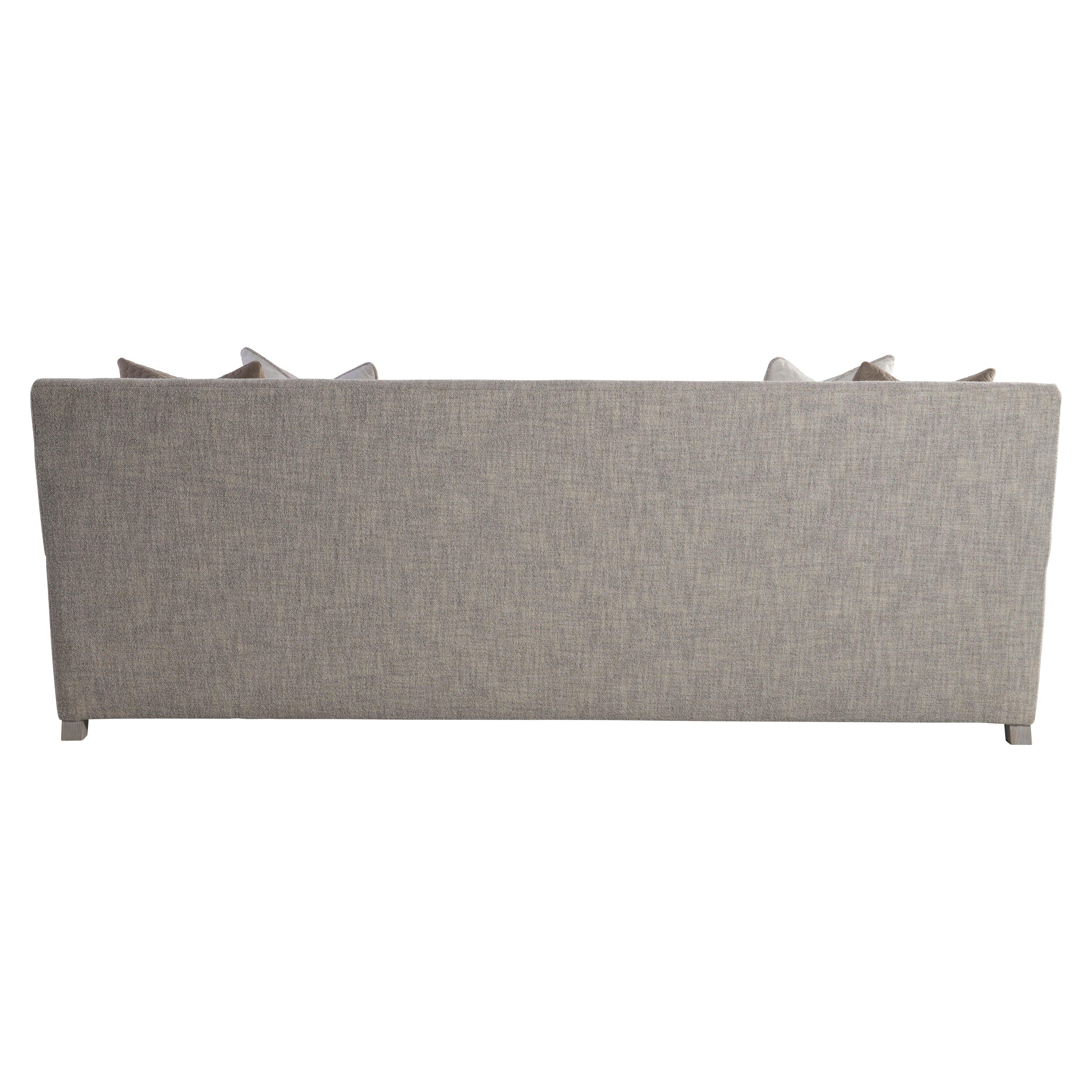 Bernhardt Rollins Fabric Sofa — Low Arms, Lofty Comfort Bernhardt Sofa
