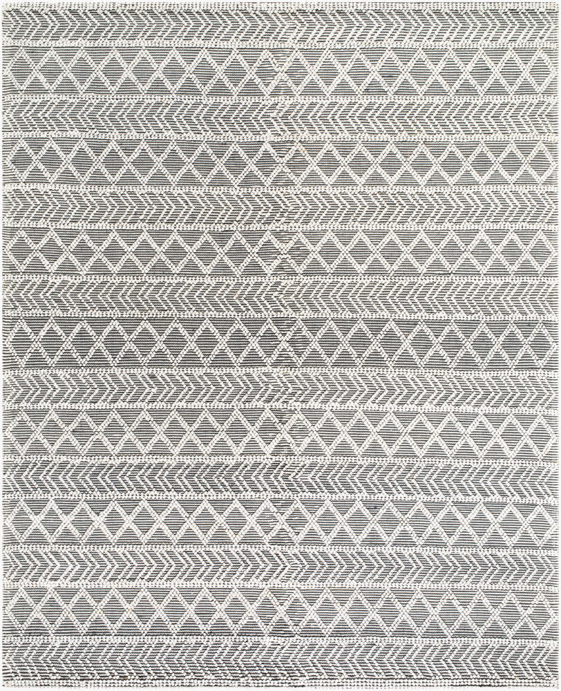 Daffodil Handmade Rug — Charcoal/Ivory