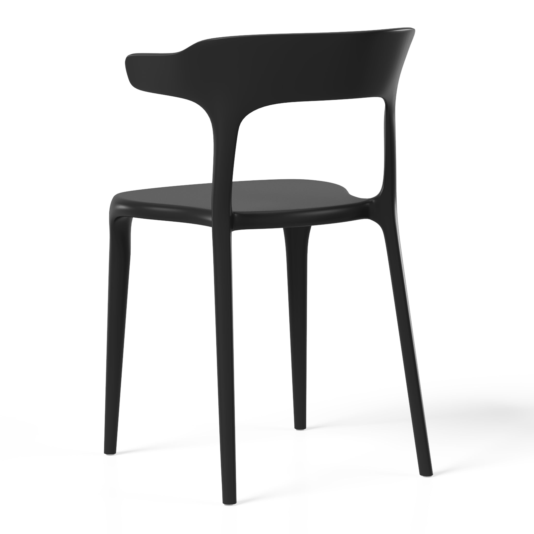 Polyform Stacking Dining Side Chair (Set of 4) Seahawk Designs Patio Dining Chairs