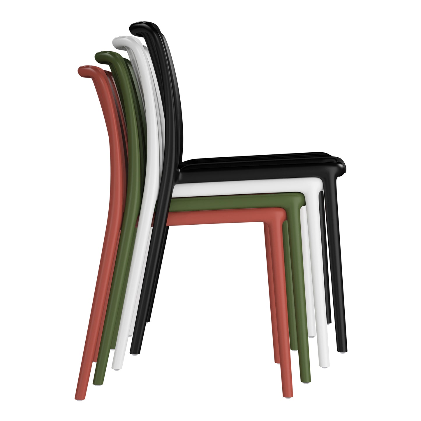 Polyform Stacking Dining Side Chair (Set of 2) Seahawk Designs Patio Dining Chairs