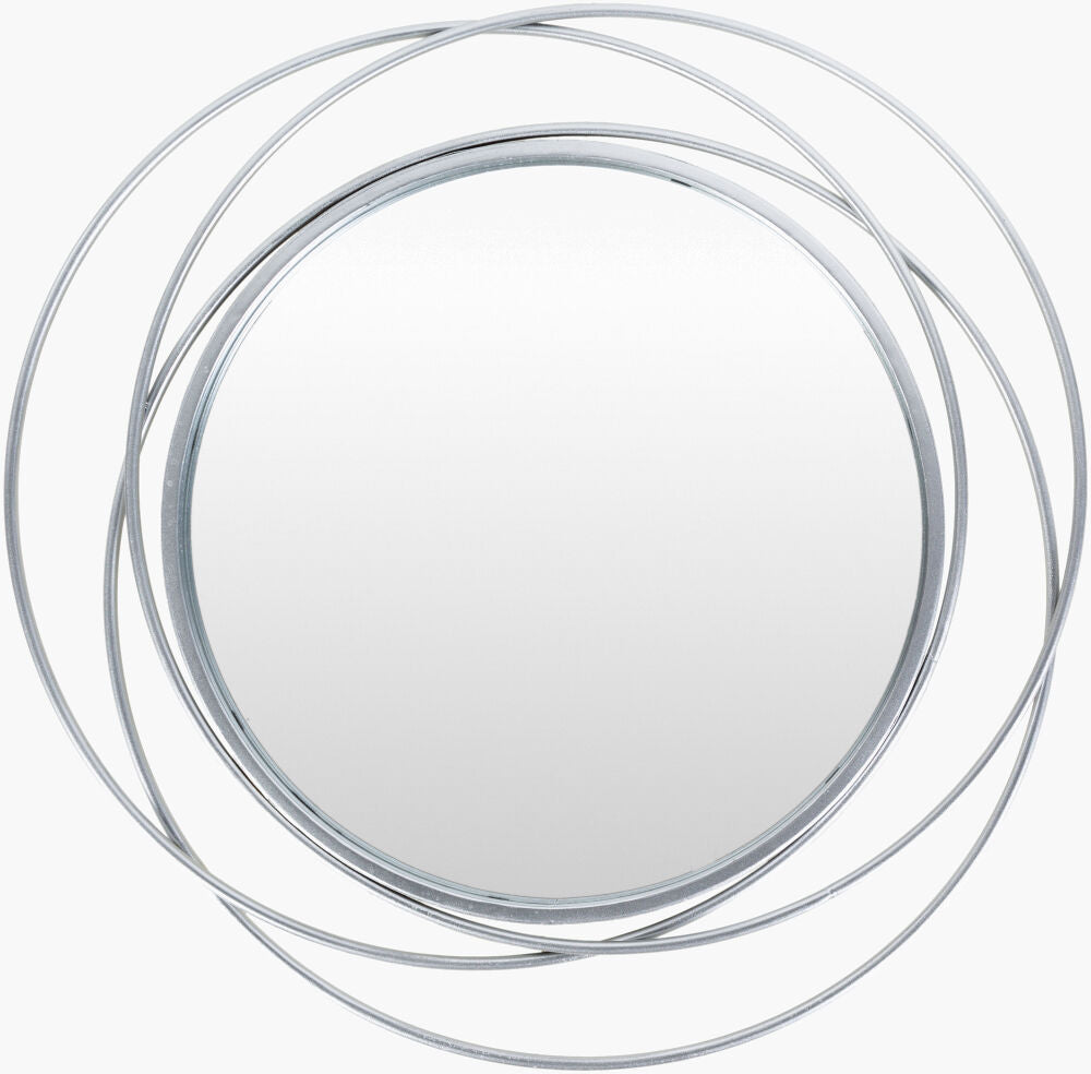 Dixie Accent Mirror — Metallic - Silver