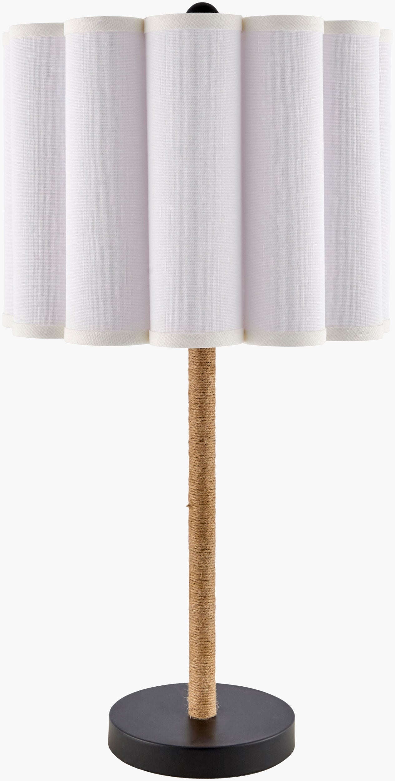 Dinnan Accent Table Lamp — Beige/Black