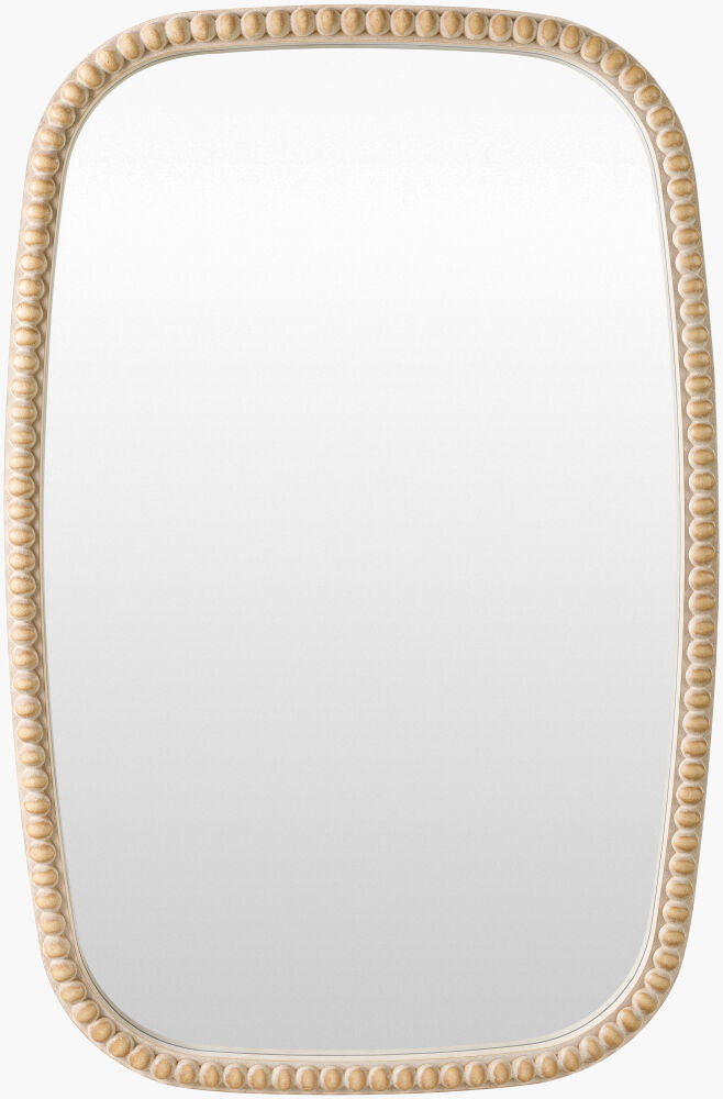 Dwarka Accent Mirror — Brown