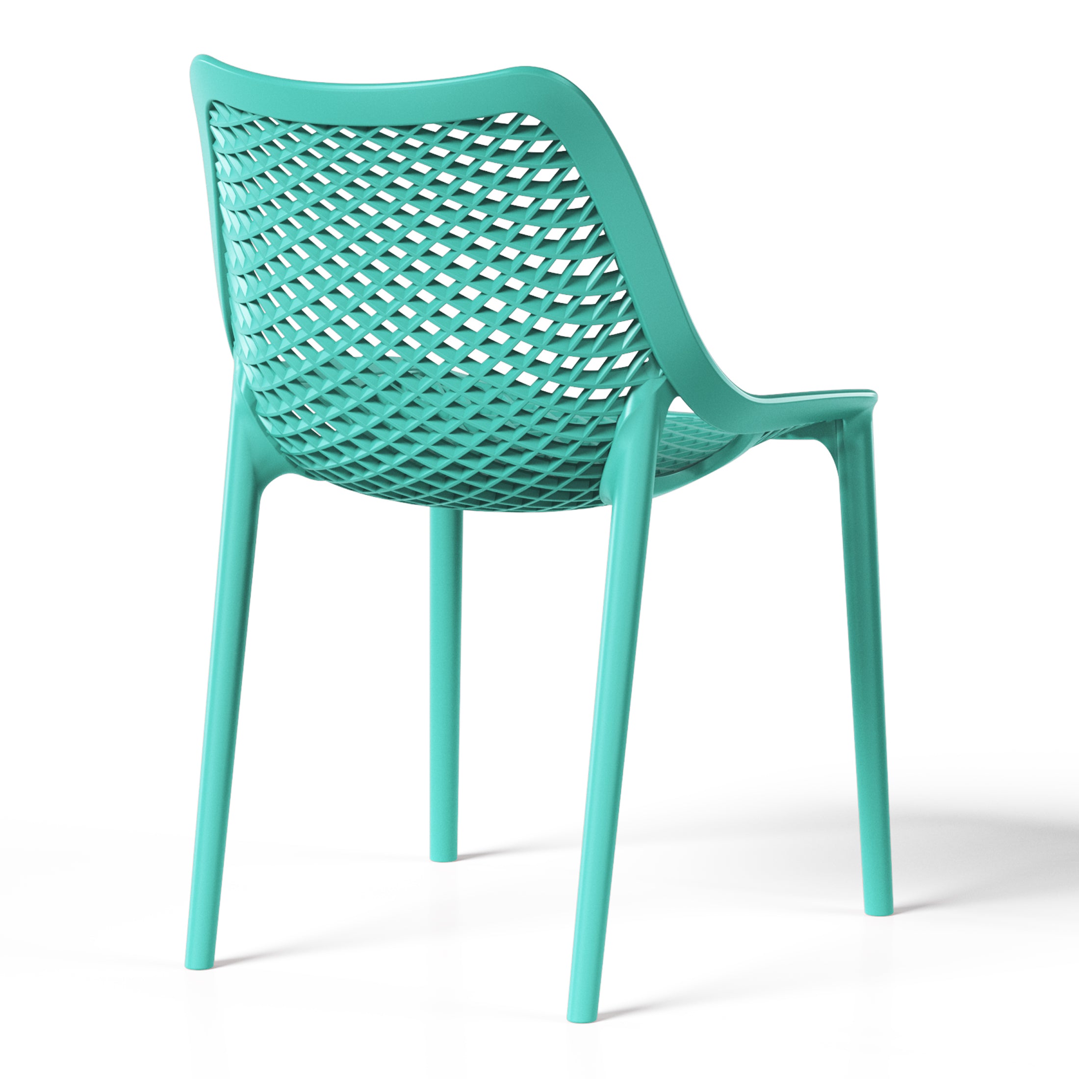Polyform Stacking Dining Side Chair (Set of 2) Seahawk Designs Patio Dining Chairs