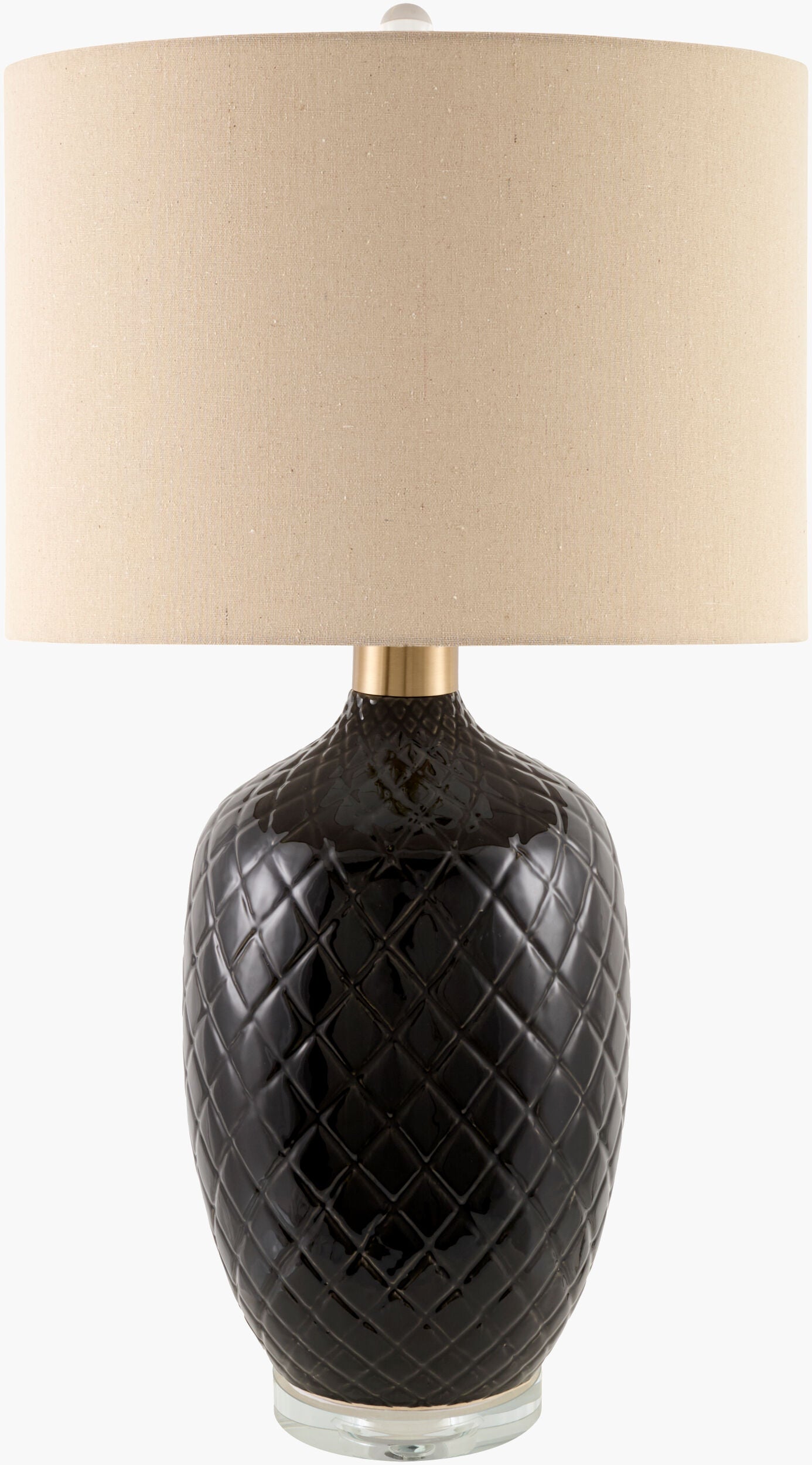Delfora Accent Table Lamp — Black