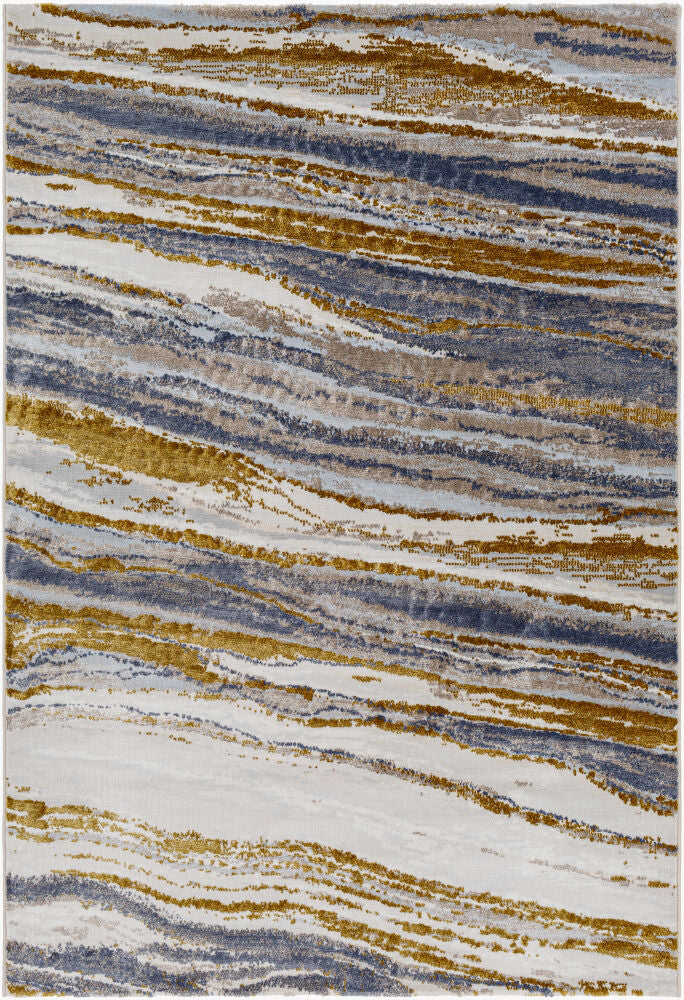 Delight Machine Woven Rug — Dark Blue/Denim