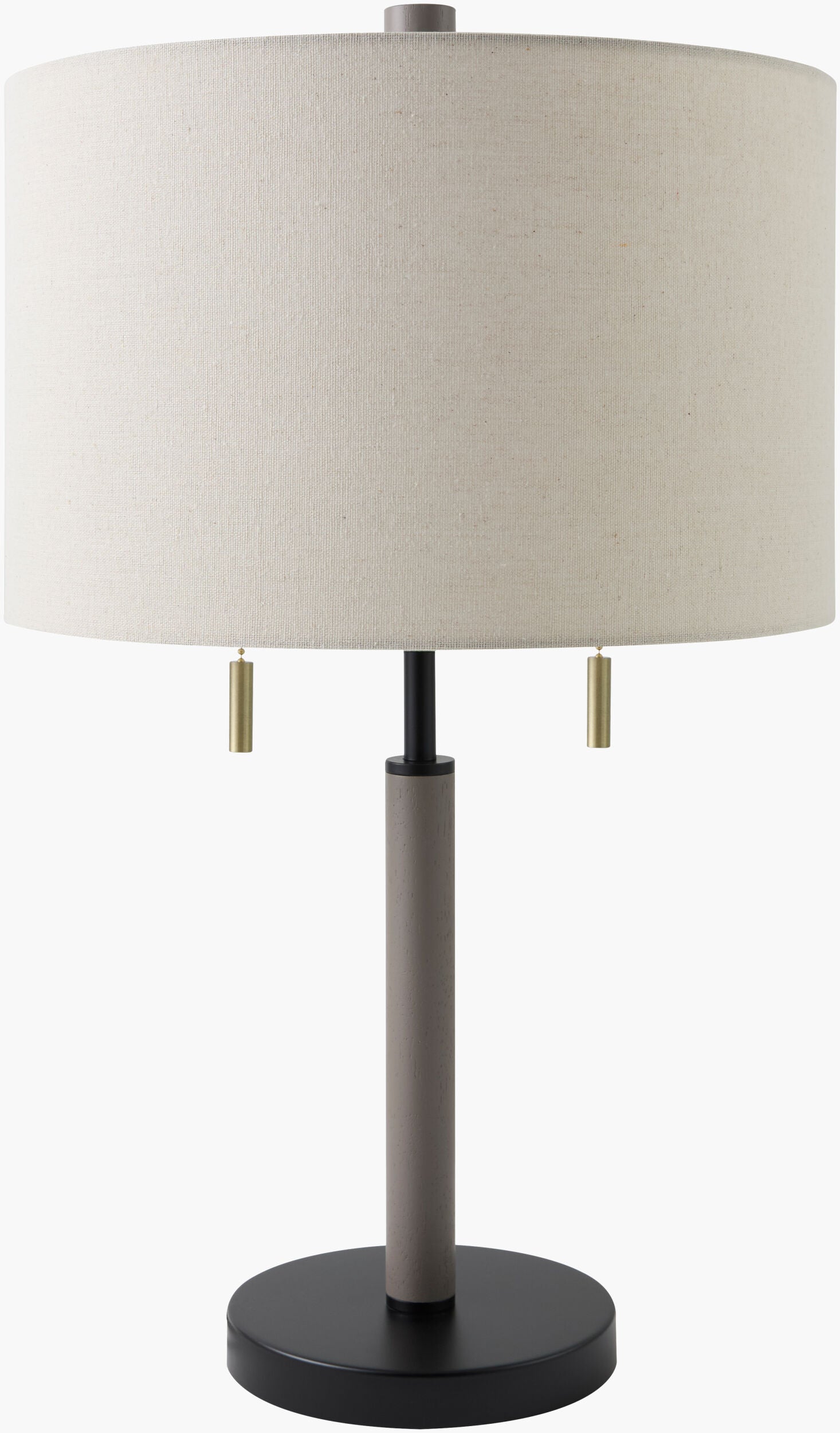 Dame Accent Table Lamp — Gray