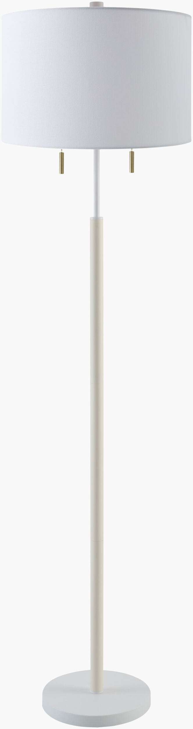 Dame Accent Floor Lamp — White