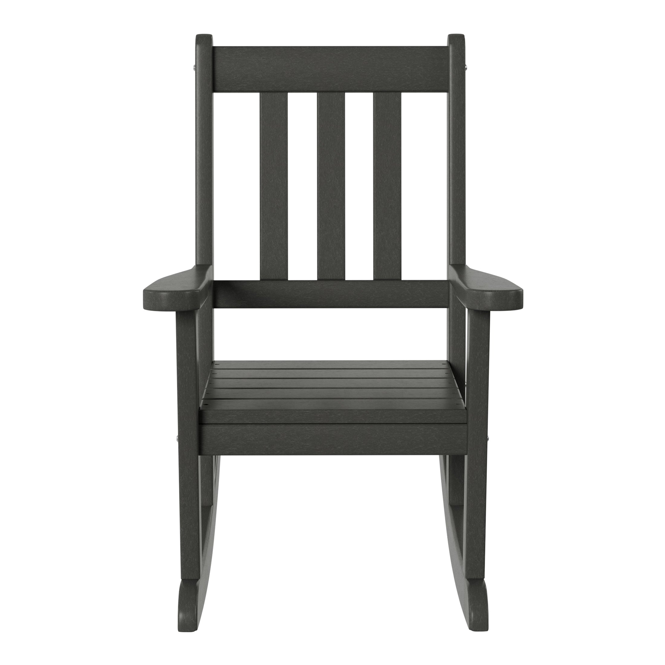 Tiny Terraces Kids Rocking Chair (Set of 2) Gray Seahawk Designs Kids Patio Rocking Chairs