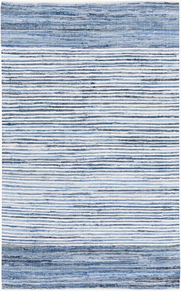 Denim Handmade Rug — Blue/Navy