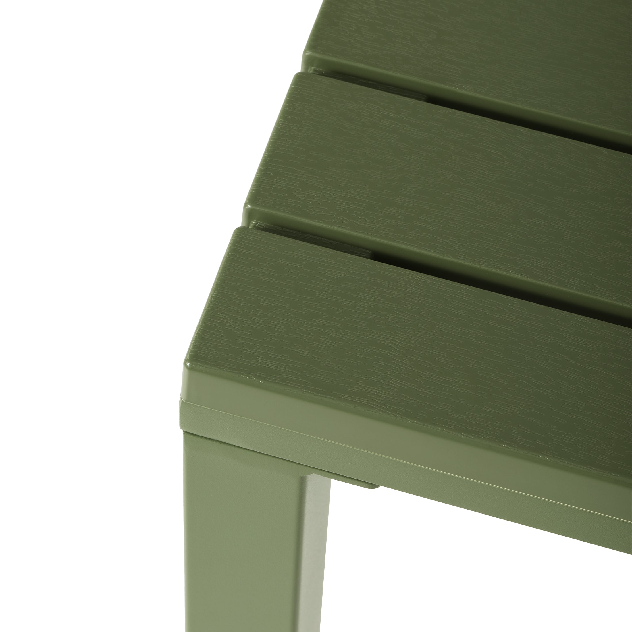 Polyform 31.5" Square Dining Table with Metal Frame Seahawk Designs Patio Dining Tables