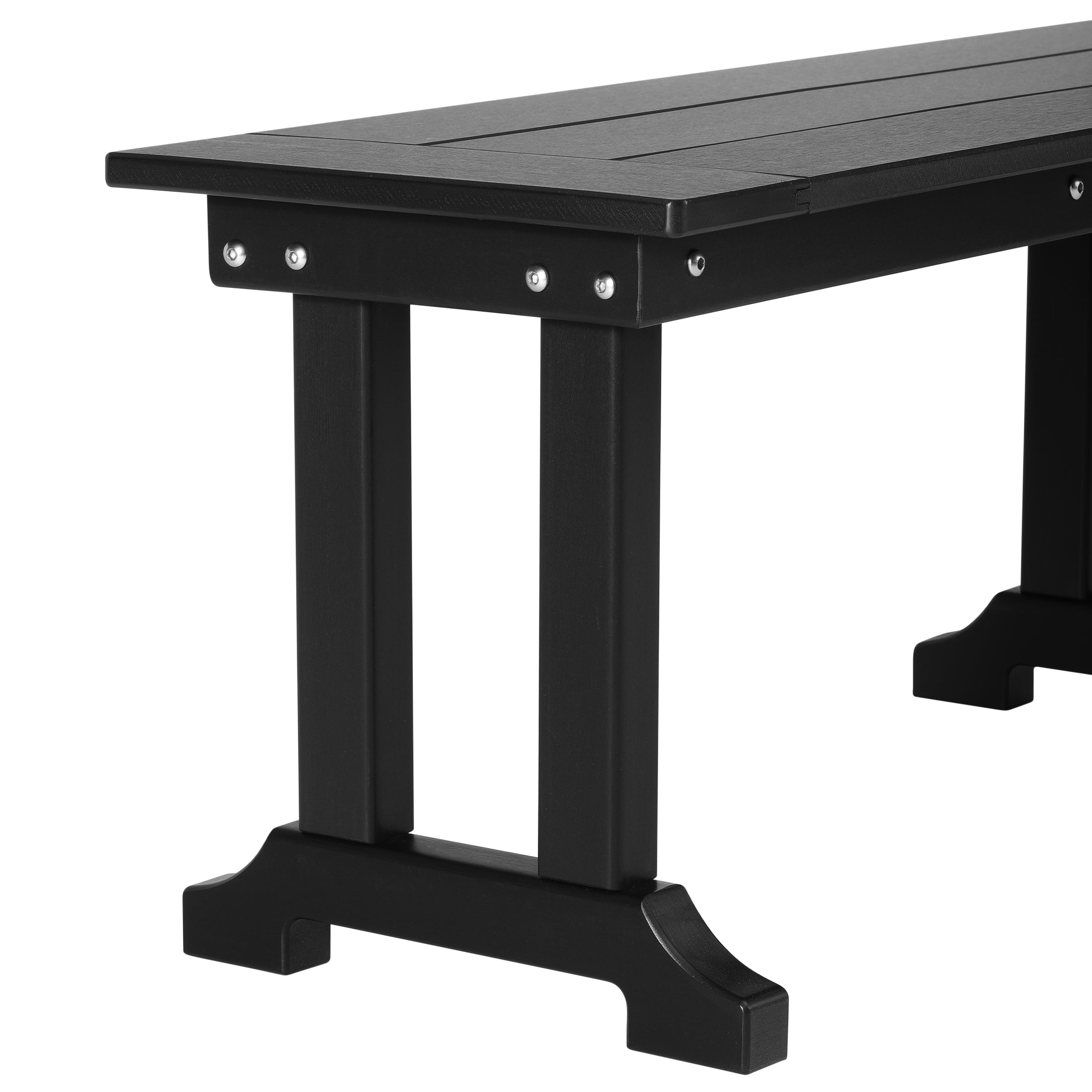 Tuscany All-Weather Outdoor 65" Trestle Dining Bench Seahawk Designs Patio Benches