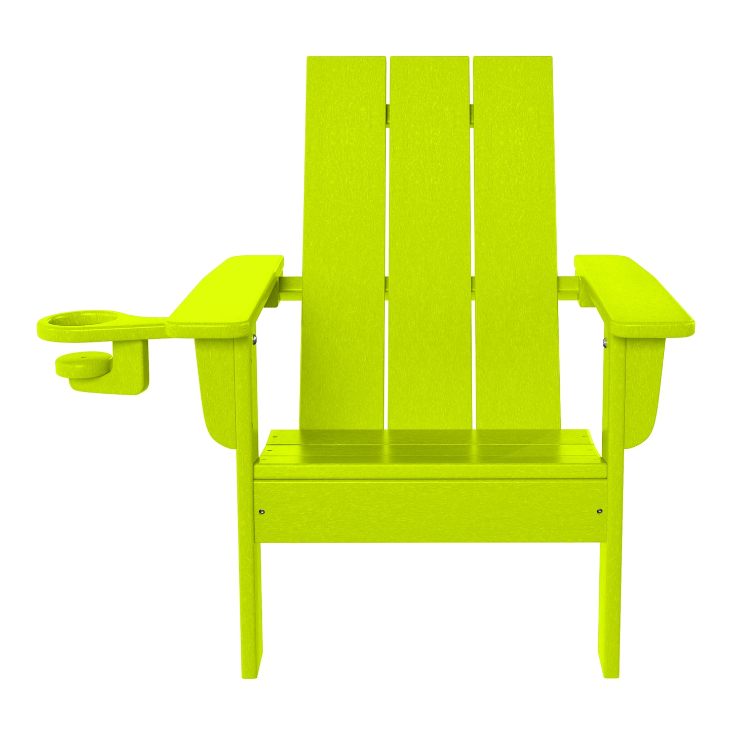 Tiny Terraces Kids Adirondack Chair with Cup Holder (Set of 2) Lime Seahawk Designs Kids Adirondack Chairs
