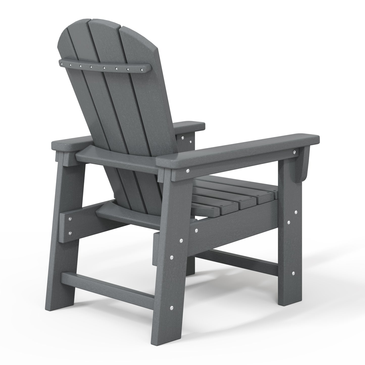 Tiny Terraces Kids' All-Weather Outdoor Poly Adirondack Chair Seahawk Designs Kids Adirondack Chairs