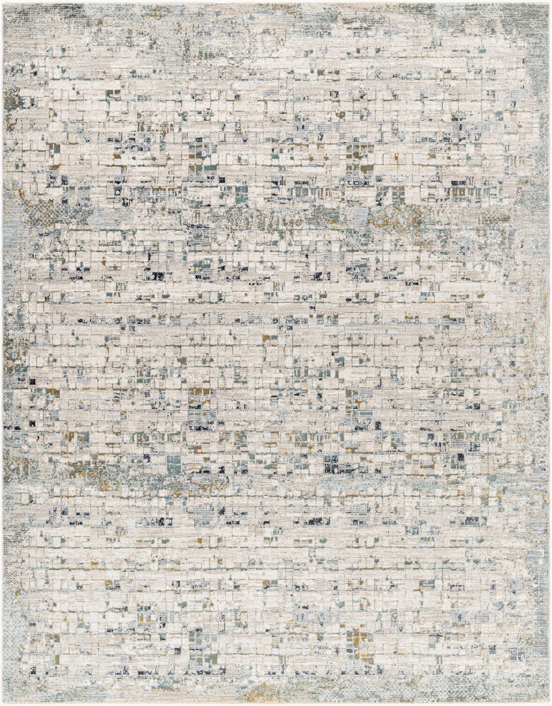 Dresden Machine Woven Rug — Deep Teal/Dusty Sage
