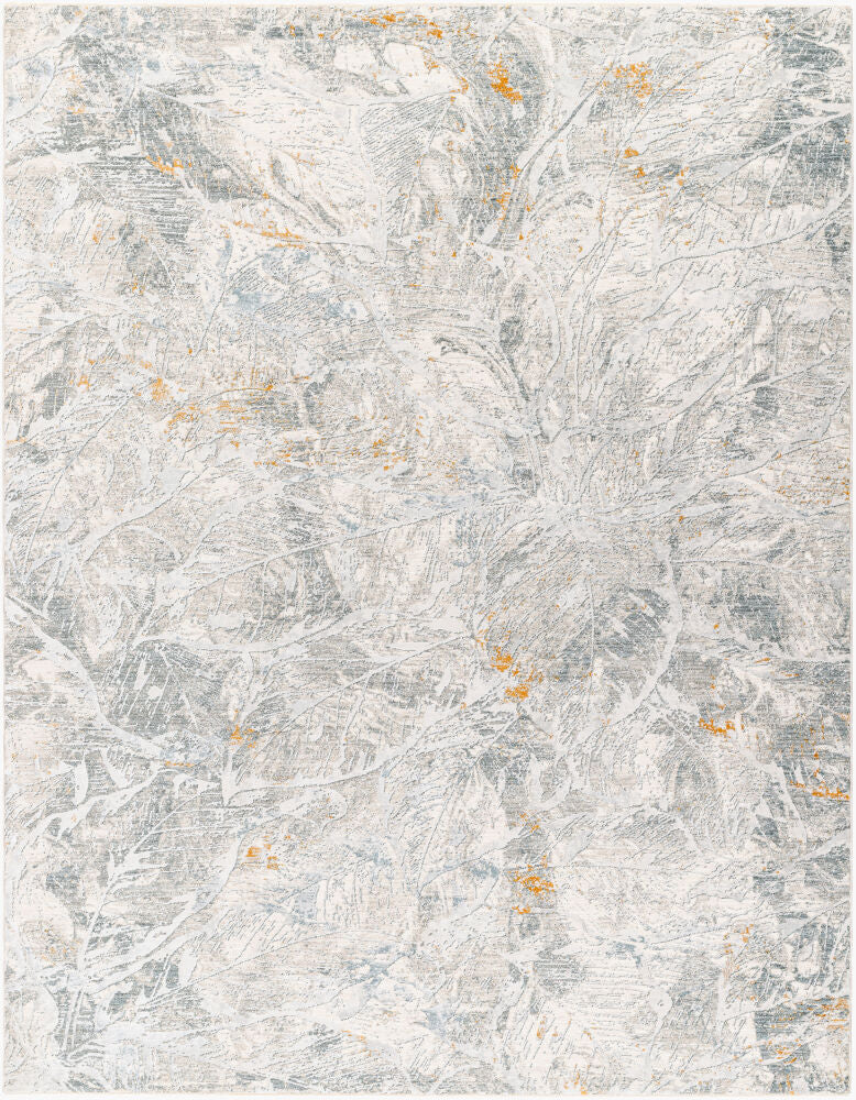 Dresden Machine Woven Rug — Denim/Gray