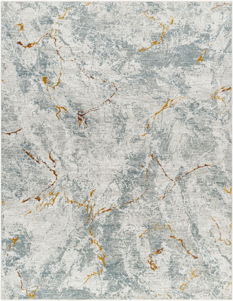 Dresden Machine Woven Rug — Gray/Light Slate