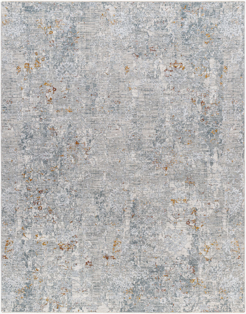 Dresden Machine Woven Rug — Gray/Light Slate